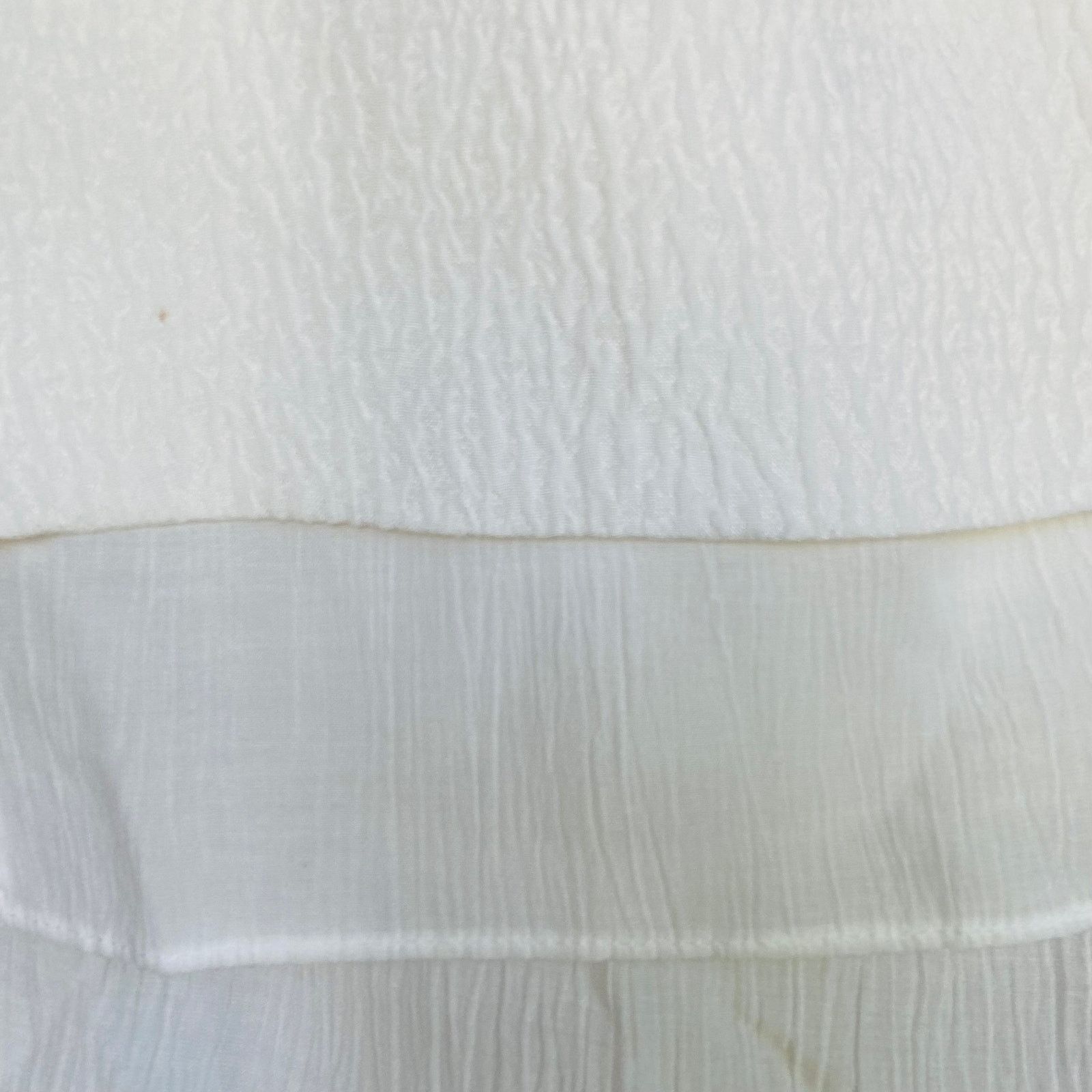 Helmut Lang HELMUT LANG Silk White Short Sleeve Tee Shirt Blouse Top Size XS / US 0-2 / IT 36-38 - 7 Thumbnail