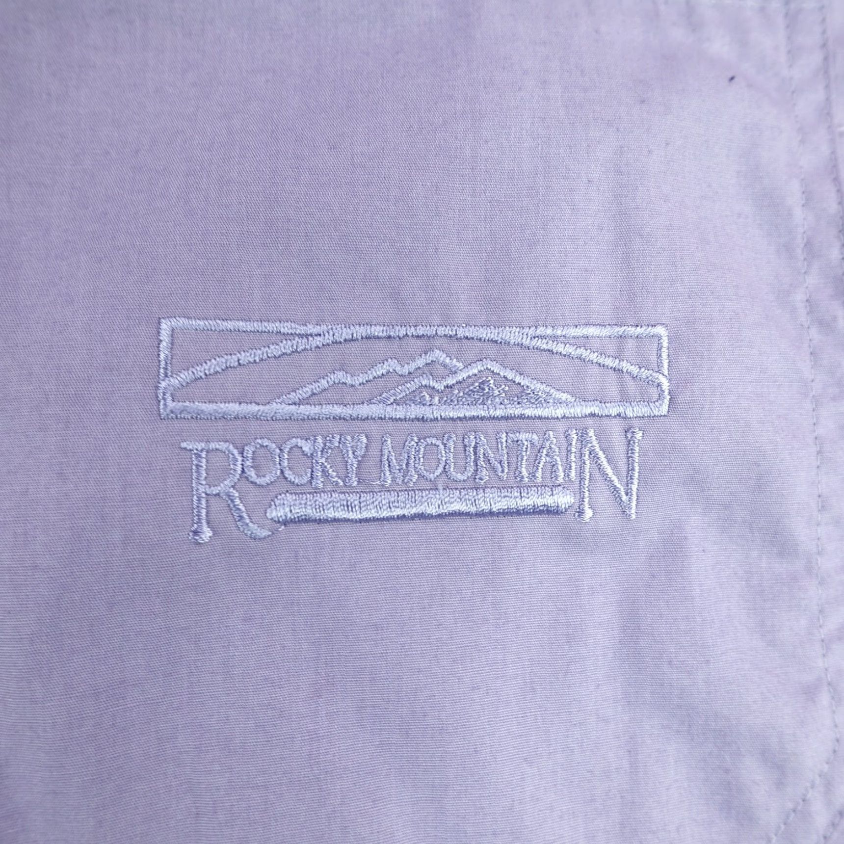 Vintage Rocky Mountain Shirt Mens XL Blue Button-Up Western Cowboy Cotton Long Sleeve Embroidered Deadstock Size US XL / EU 56 / 4 - 3 Thumbnail