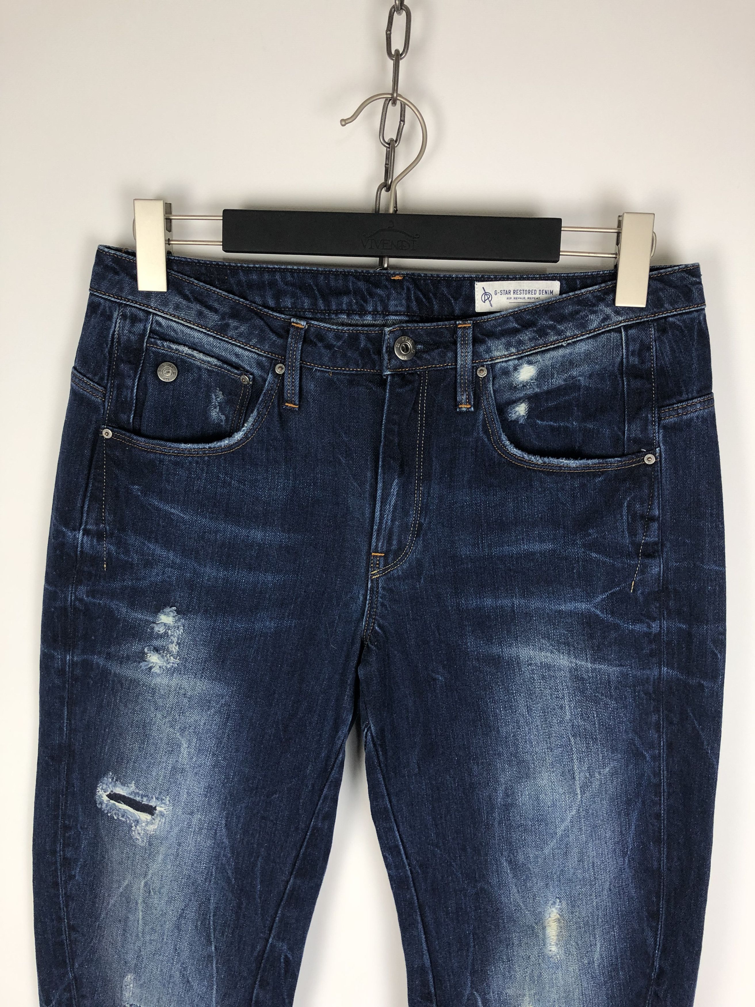 G-Star G-Star Raw Arc 3D Low Boyfriend Jeans Denim Pants 28x34 Size 28" / US 6 / IT 42 - 2 Thumbnail
