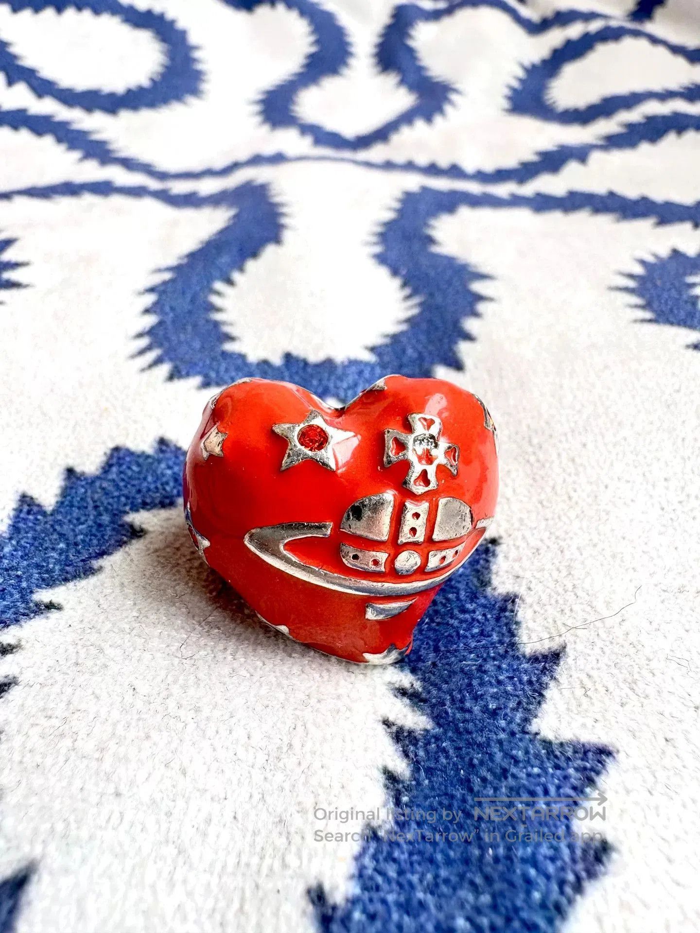 Vivienne Westwood vivienne westwood orange heart star ring. Size ONE SIZE - 2 Thumbnail