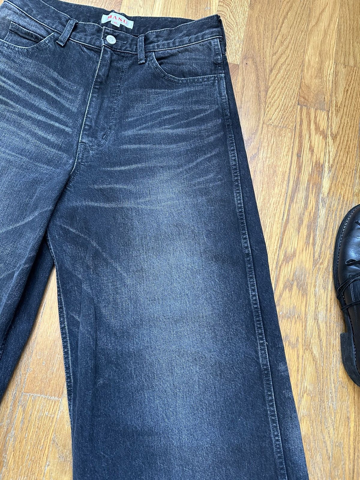 Japanese Brand MASU Masu Boys Baggy Jeans Size US 30 / EU 46 - 4 Thumbnail