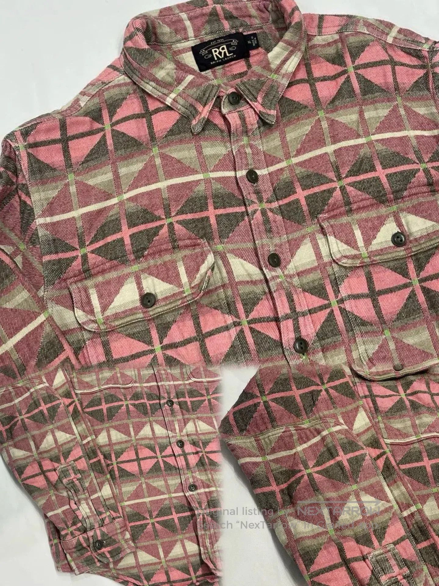 RRL Ralph Lauren 2016 RRL Southwestern Workshirt. Size US XL / EU 56 / 4 - 8 Thumbnail