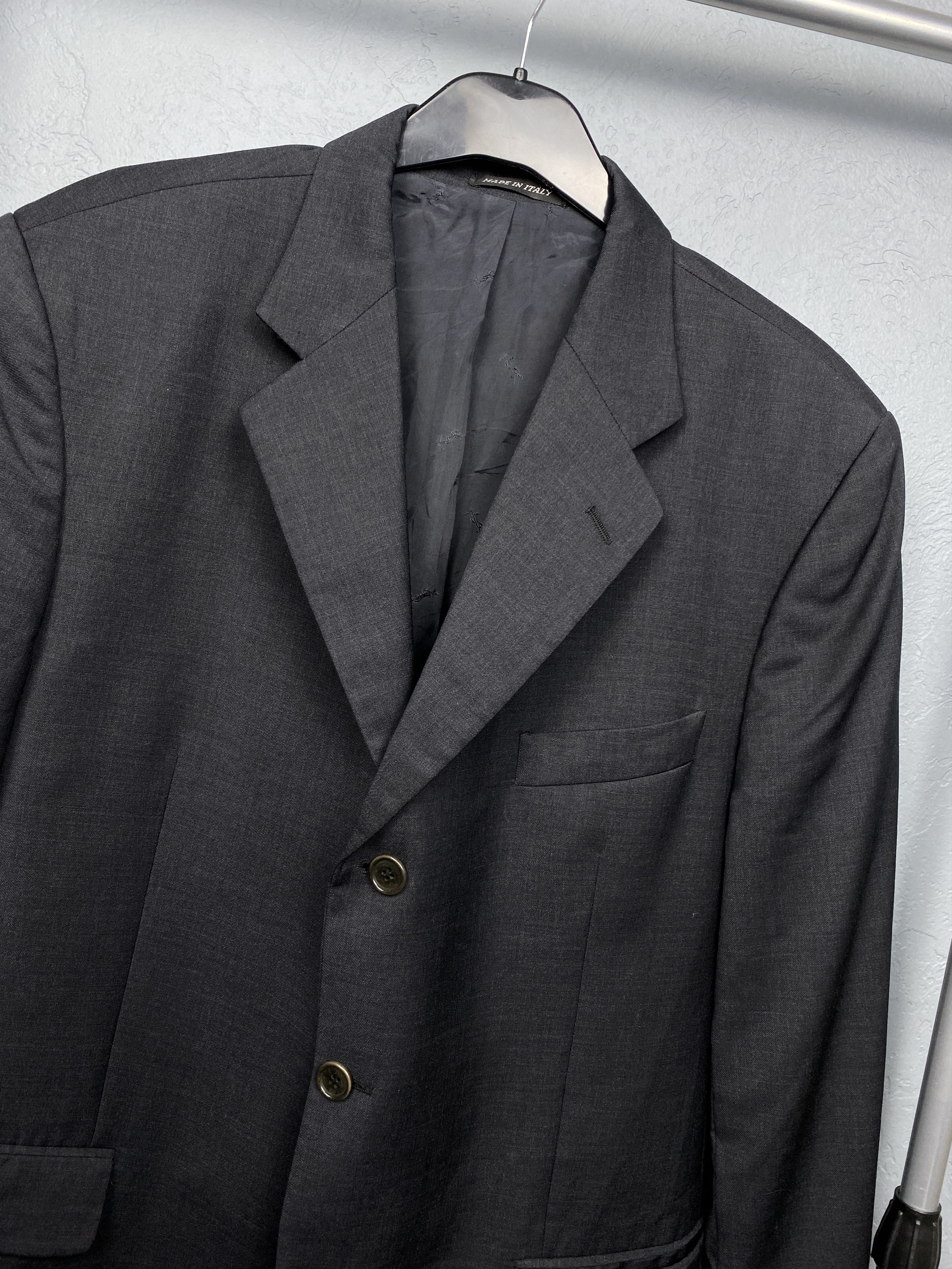 Yves Saint Laurent Yves Saint Laurent YSL Mens 3 Buttons Wool Blazer Jacket Size US XL / EU 56 / 4 - 2 Thumbnail