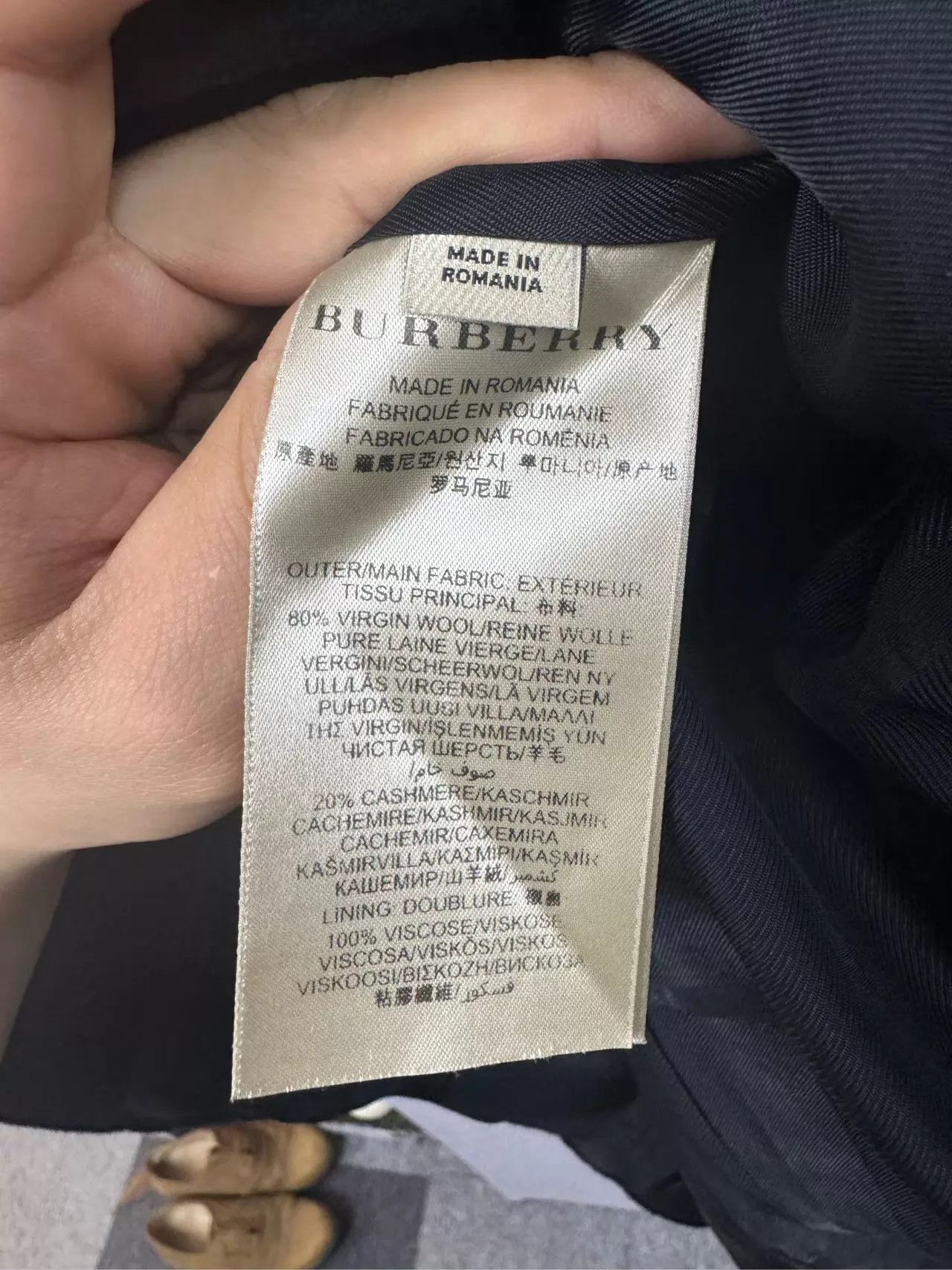 Burberry Burberry Cashmere Coat Black 44 Size US S / EU 44-46 / 1 - 5 Thumbnail