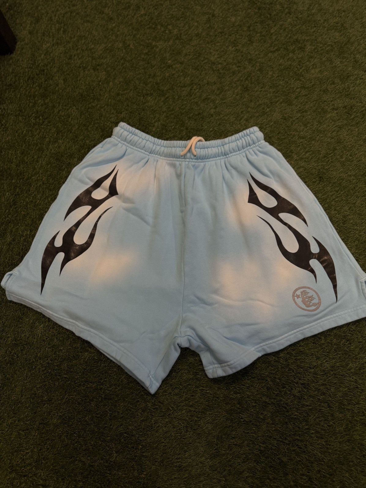 HELLSTAR Hellstar Blue Flame Shorts Size M (Brand NEW) Size US 30 / EU 46 - 1 Thumbnail