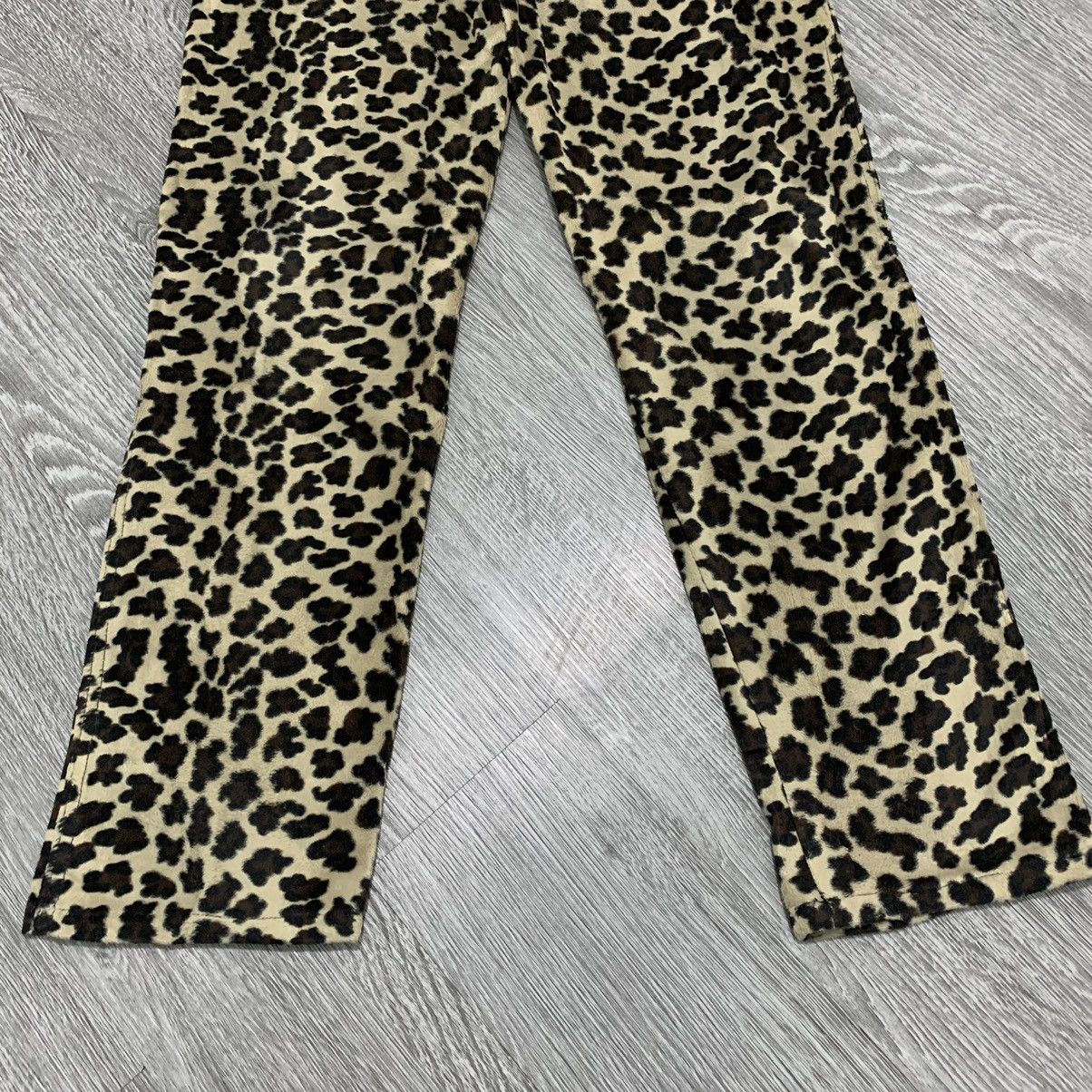 Beauty Beast Sexy Dynamite London Leopard Fleece Pant Size US 32 / EU 48 - 4 Thumbnail