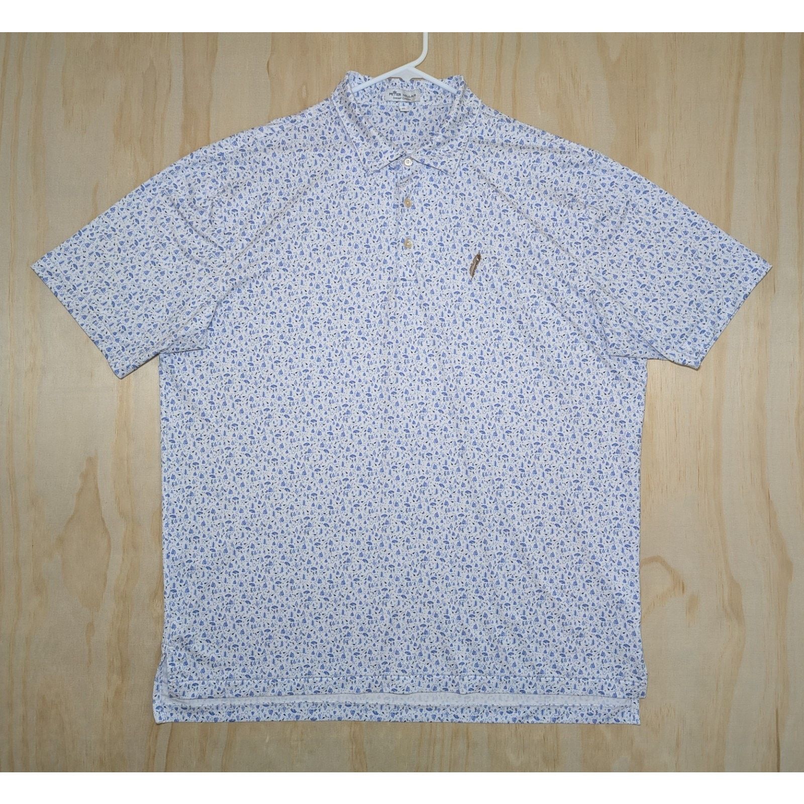 Peter Millar Peter Millar Men's XL Chechessee Creek Polo Summer Comfort Size US XL / EU 56 / 4 - 1 Thumbnail