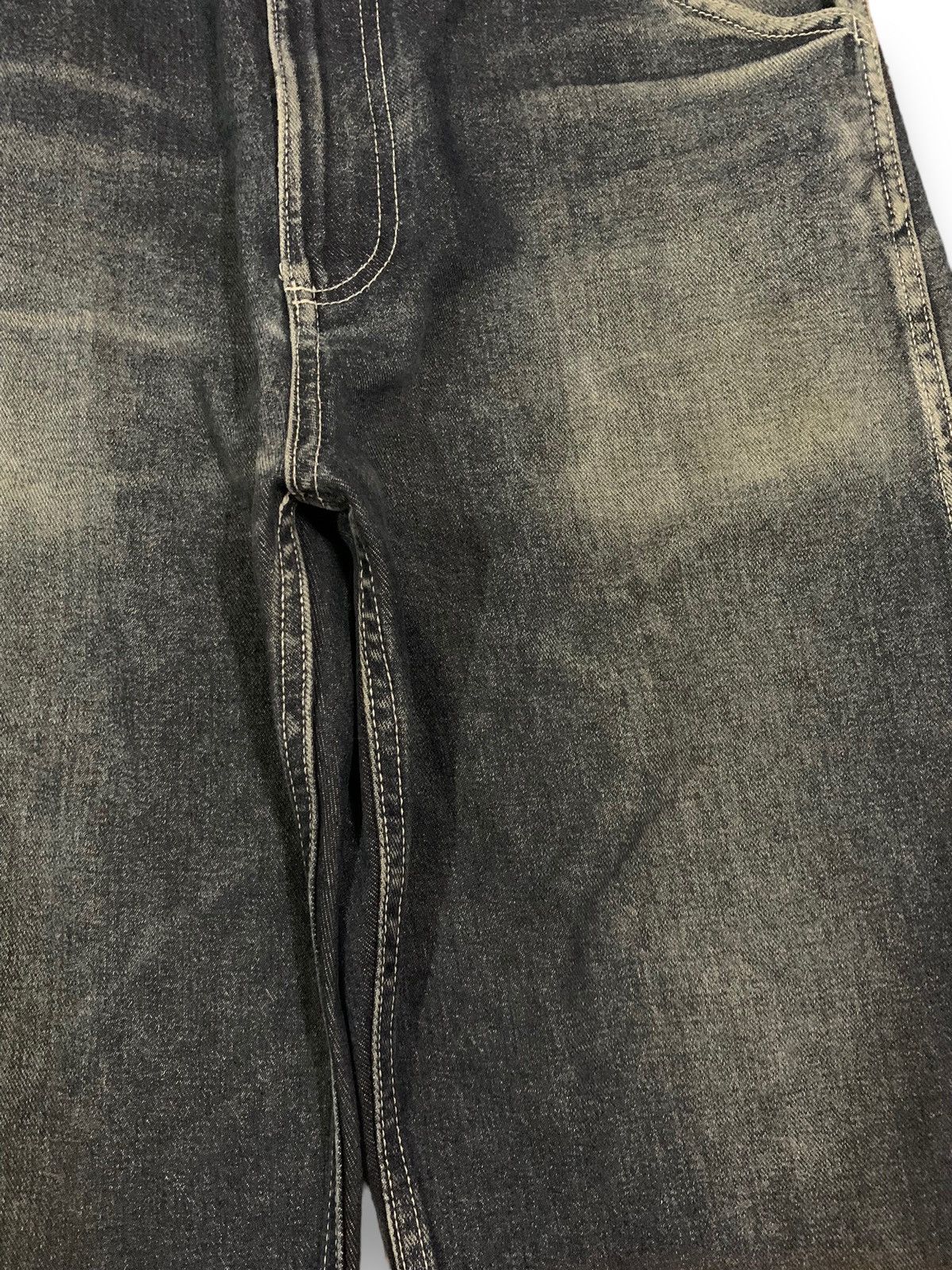 GU × Undercover Vintage Japanese Brand GU Faded Baggy Loose Ripped Jeans Size US 30 / EU 46 - 8 Thumbnail