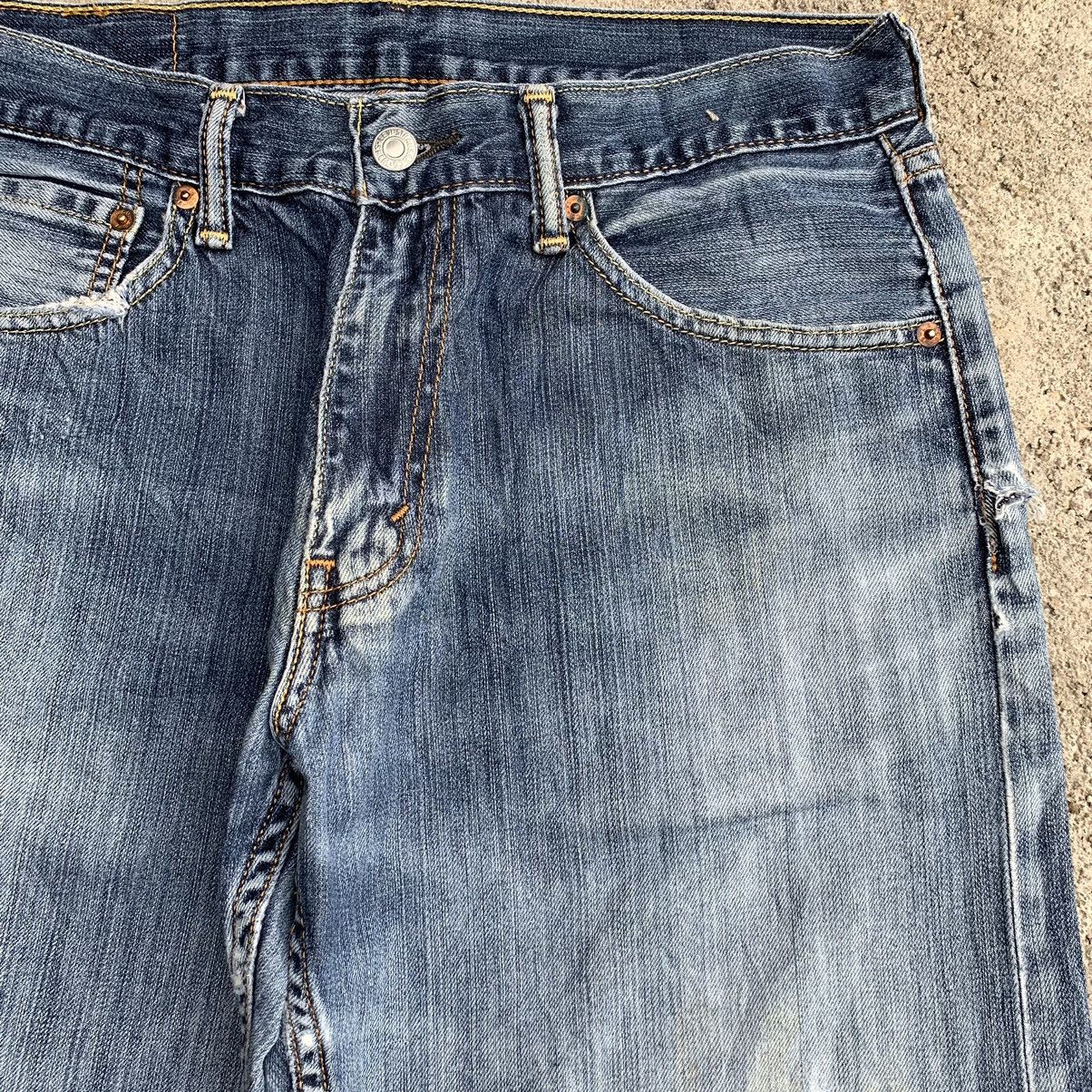 Levi's Levis 503 Straight Washed Distressed Y2K Denim Jeans W31 Size US 31 - 6 Thumbnail
