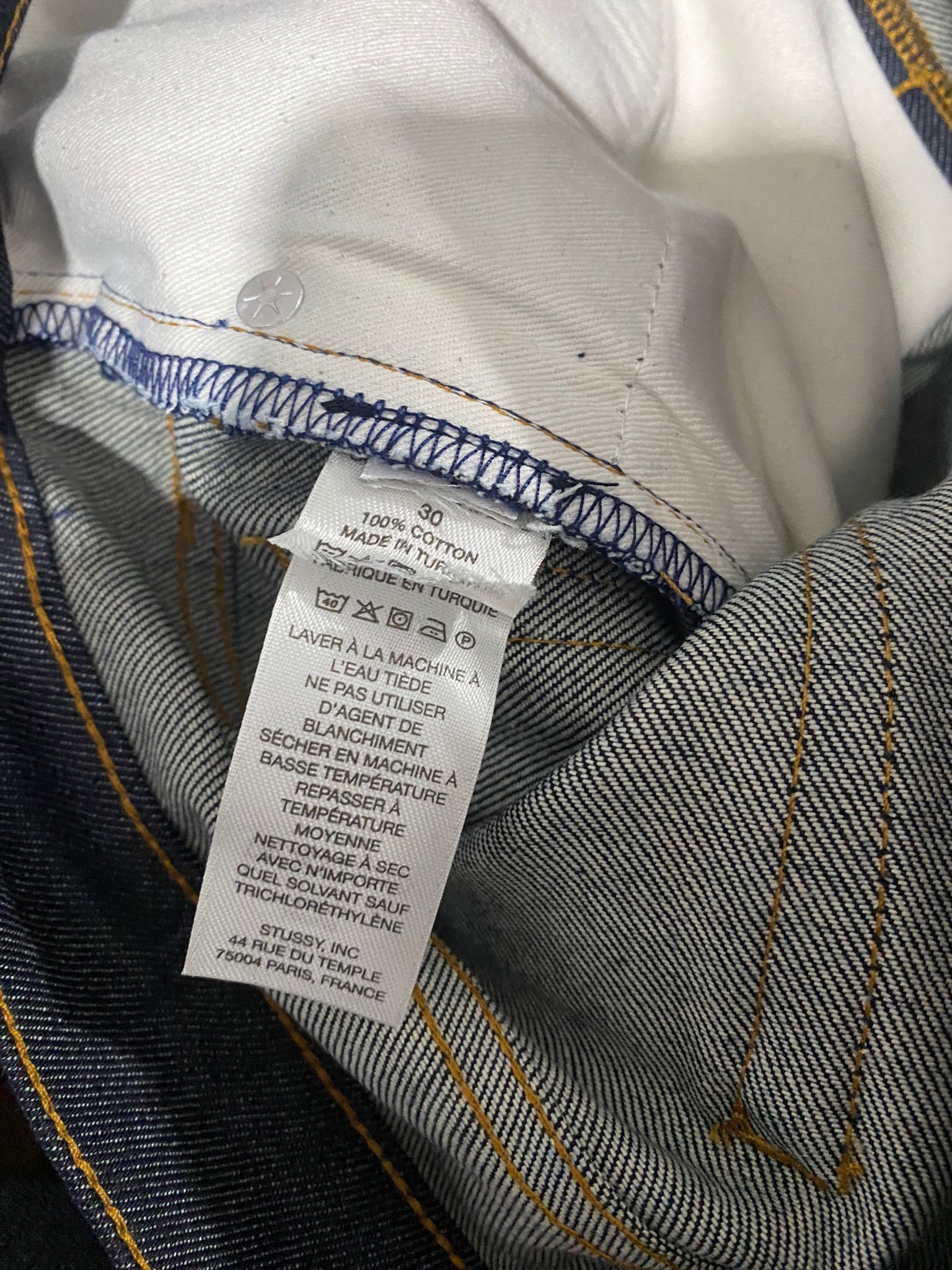 Stussy New Classic Jeans Denim Size US 30 / EU 46 - 15 Thumbnail