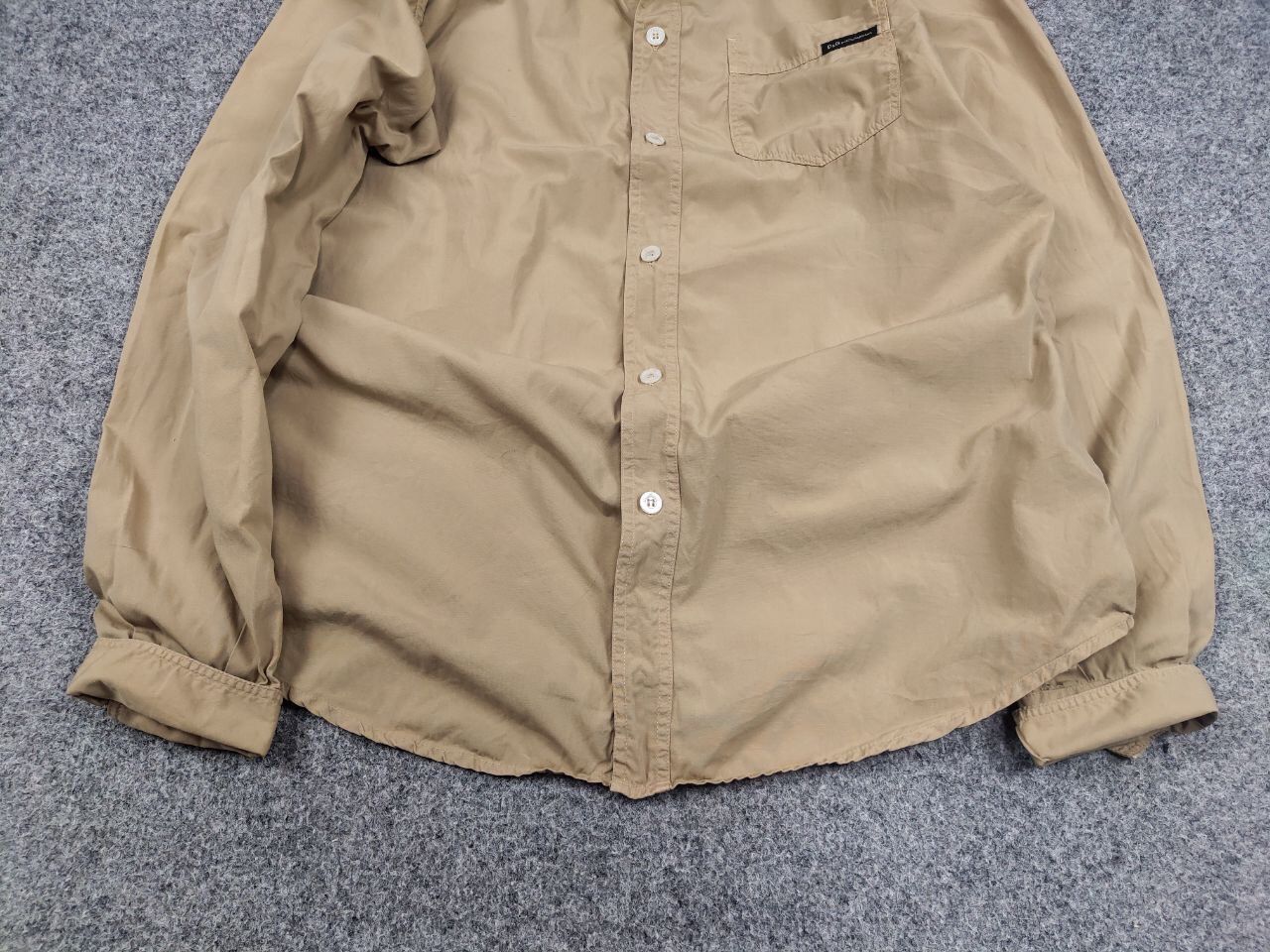 Dolce & Gabbana Vintage Dolce & Gabbana Logo Beige Cotton Button Shirt Size US L / EU 52-54 / 3 - 9 Thumbnail