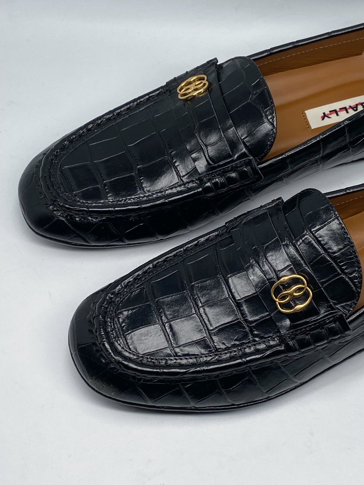 Bally Bally Keeper Croc-Embossed Leather Driving Loafers size 8.5 Size US 8.5 / EU 41-42 - 10 Thumbnail