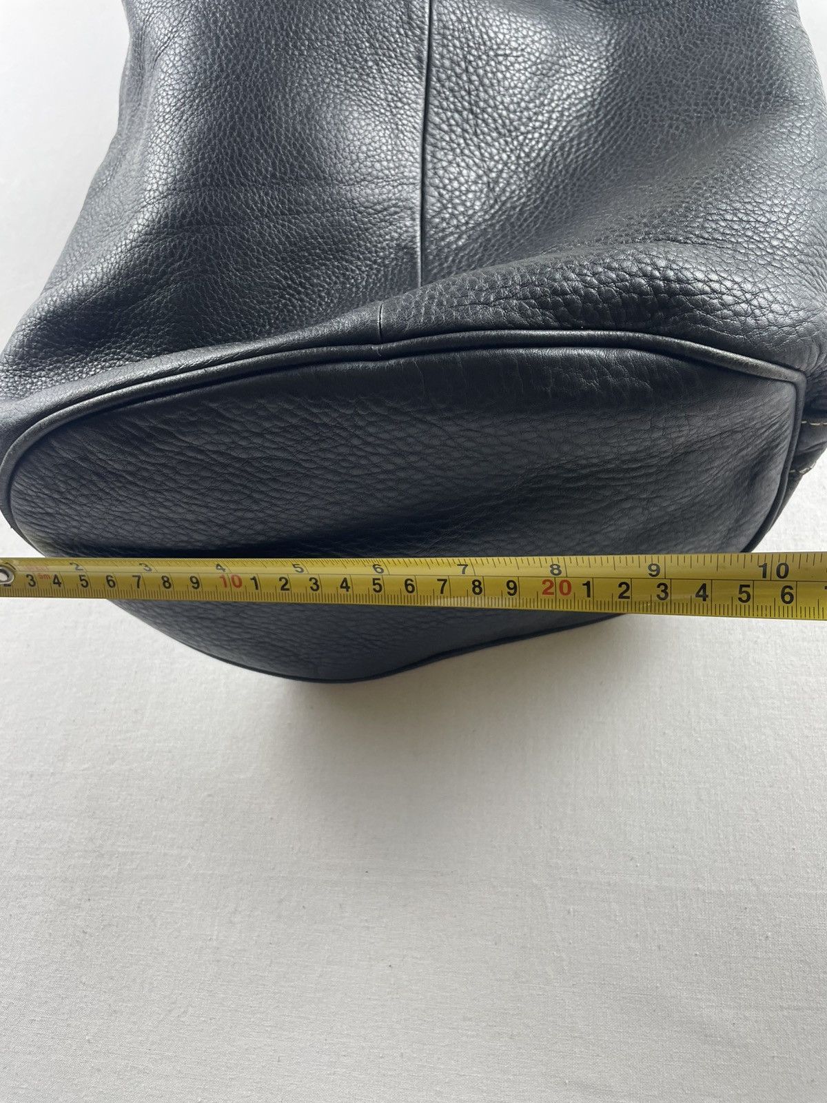 Polo Ralph Lauren Vintage Ralph Lauren Soft Black Leather Hobo Bag Size ONE SIZE - 12 Thumbnail
