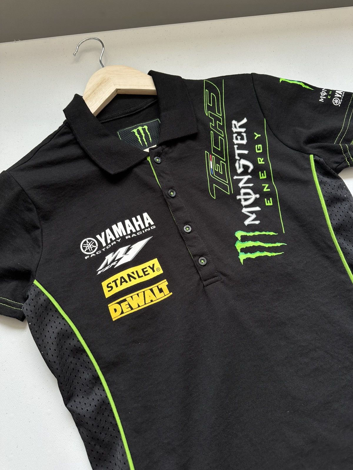 Yamaha Vintage Y2k Yamaha Monster Energy Racing Polo Shirt Size US L / EU 52-54 / 3 - 5 Thumbnail