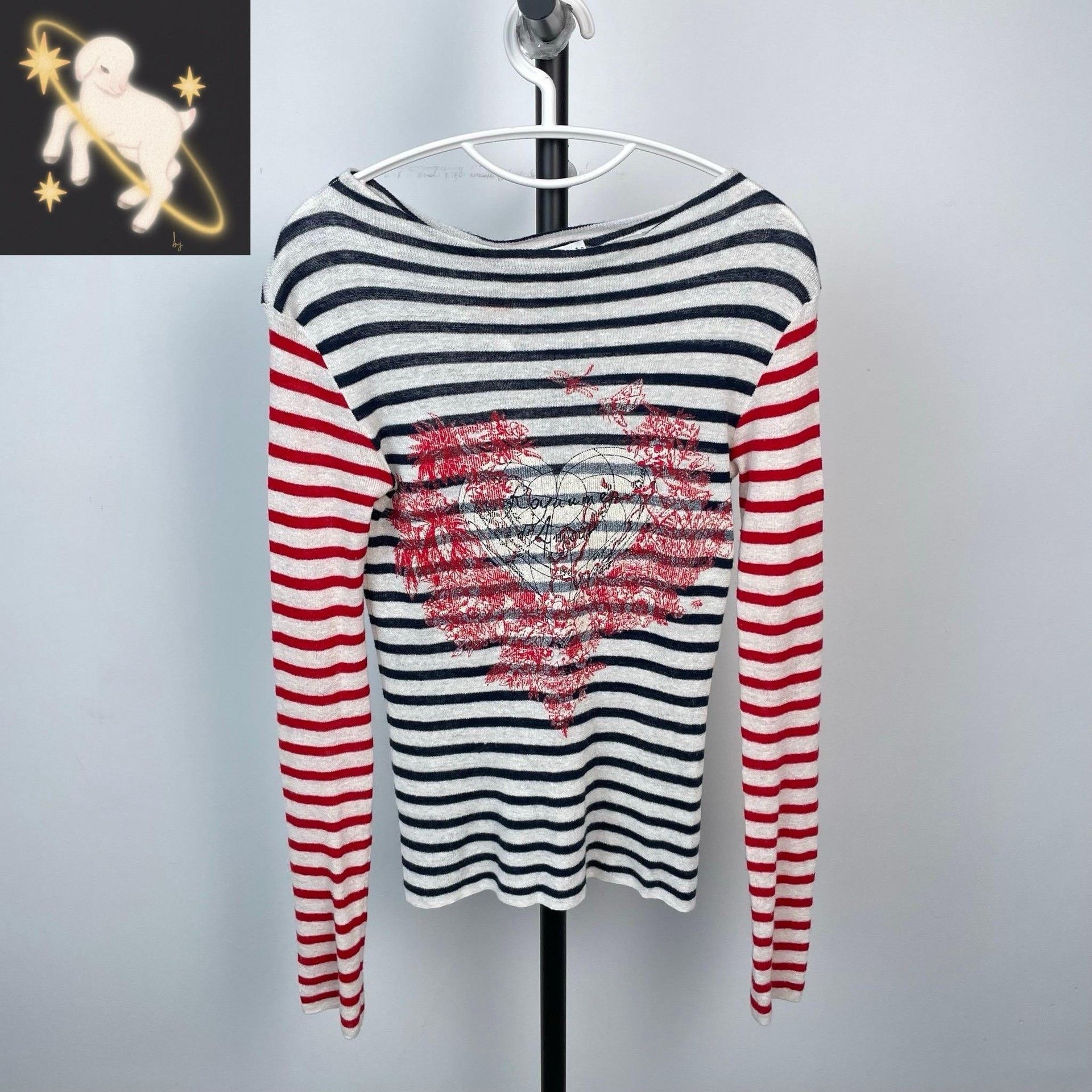 Dior Dior Knit Striped Multi Sweater 34 Women Size XS / US 0-2 / IT 36-38 - 1 Thumbnail