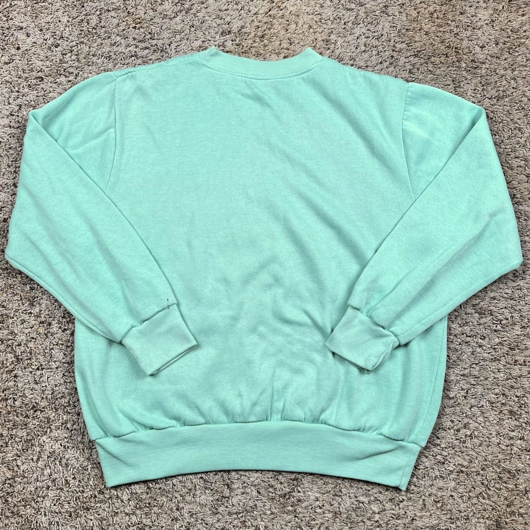 McGregor VINTAGE McGregor Sweatshirt Logo Graphic Gusset Crewneck Womens XL Teal 90s Activewear Classic" Size XL / US 12-14 / IT 48-50 - 3 Thumbnail