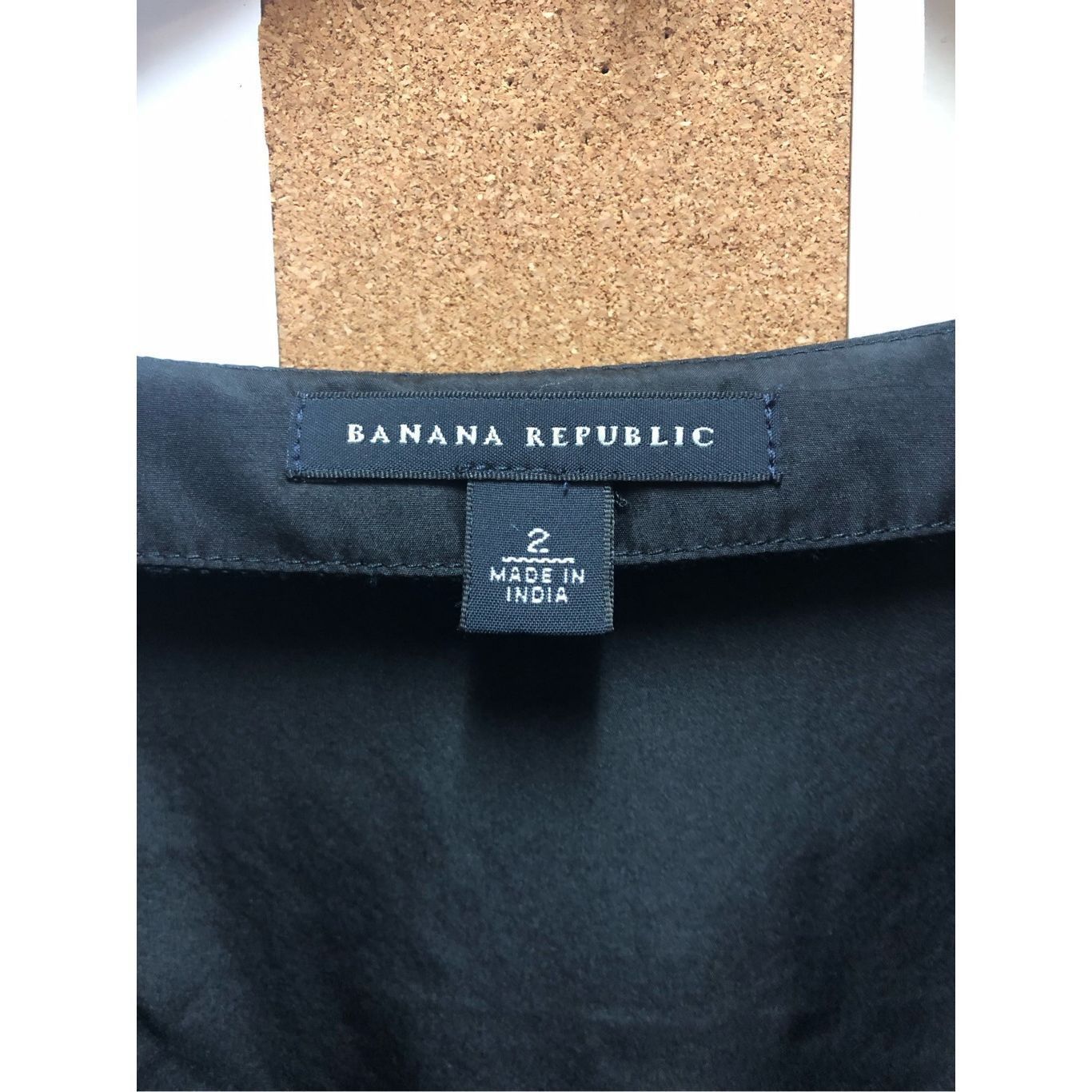 Banana Republic Banana Republic Women’s Black Silk Formal Embroidered Tie in Size XS / US 0-2 / IT 36-38 - 7 Thumbnail