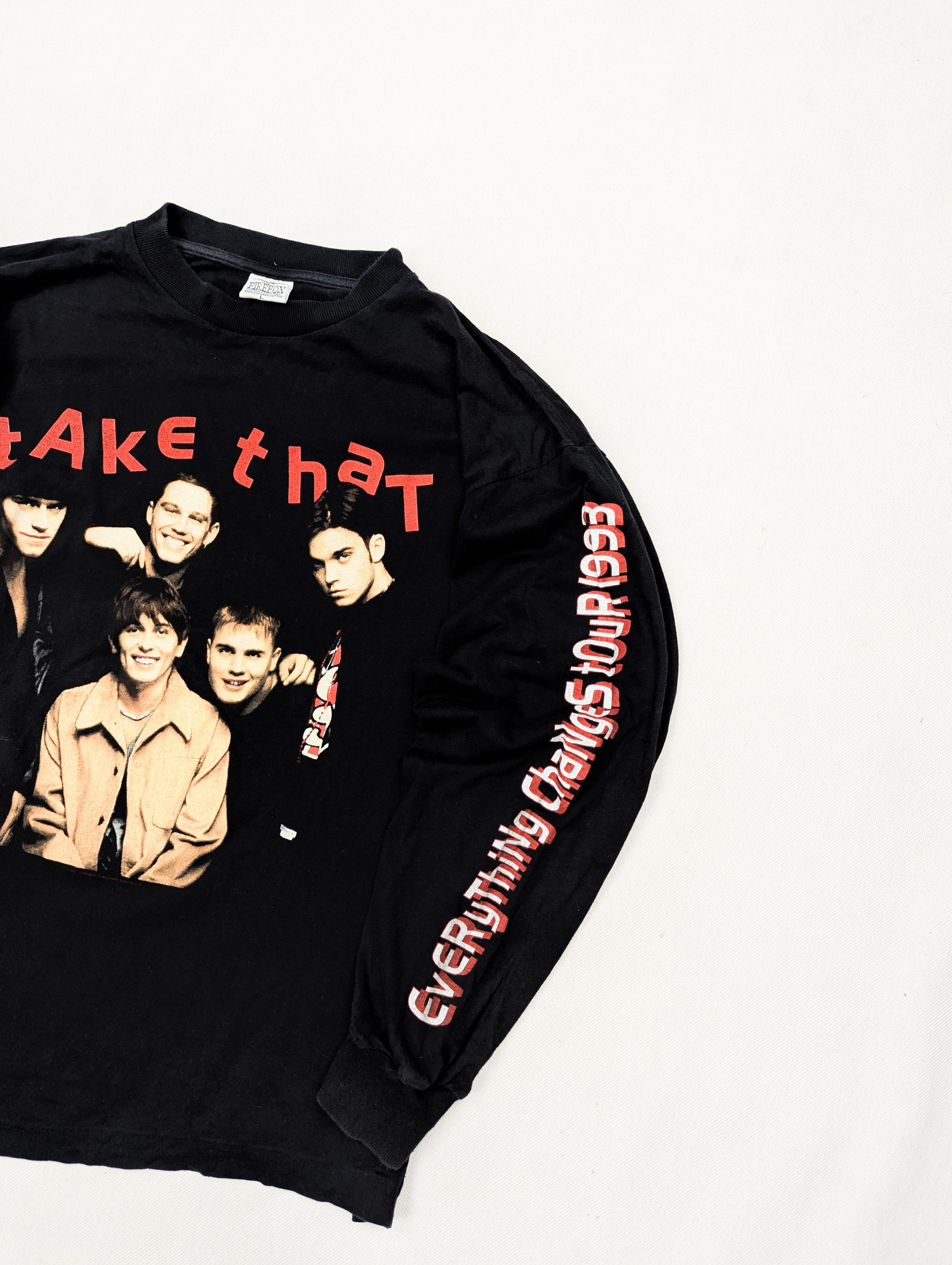 Band Tees × Vintage Take That everything changes tour 1993 Size US M / EU 48-50 / 2 - 2 Thumbnail