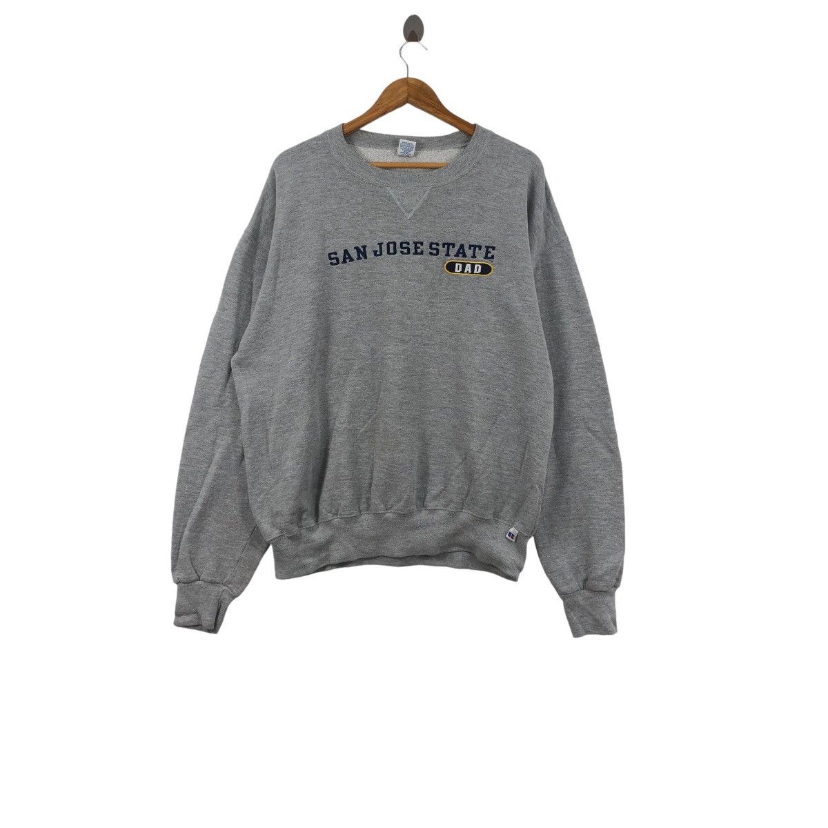 Vintage Vintage SAN JOSE STATE Dad By Russell Athletic Sweatshirt Size US XL / EU 56 / 4 - 1 Thumbnail