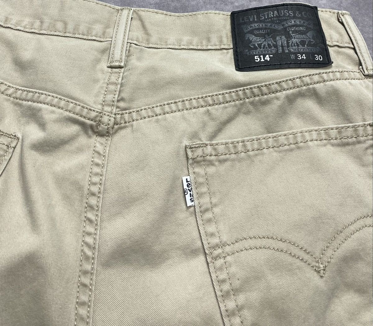 Levi's Vintage Clothing Vintage Levi Strauss 514 Khaki Pants Size US 34 / EU 50 - 3 Thumbnail