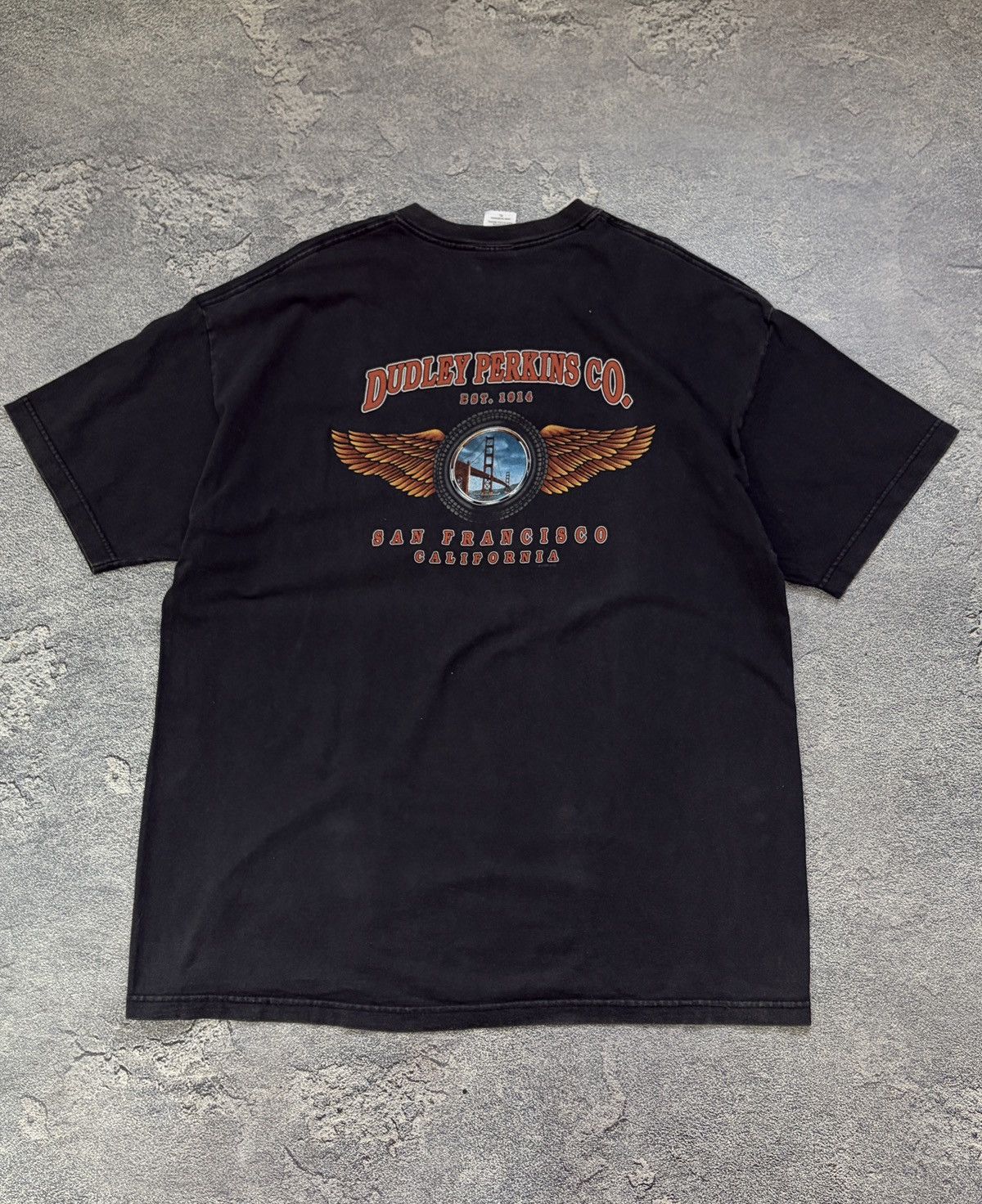 Harley Davidson Vtg 1999 Harley Davidson Dudley Perkins SF T-Shirt USA XL Size US XL / EU 56 / 4 - 1 Thumbnail
