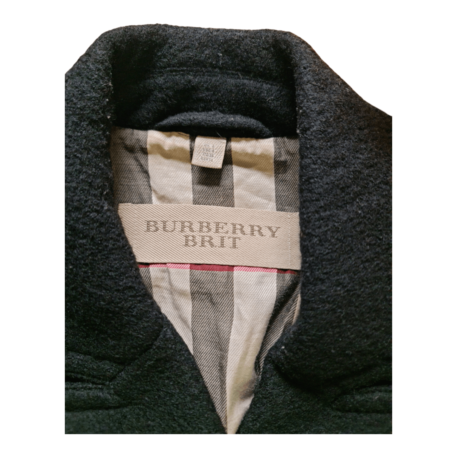 Burberry Burberry Brit Women Plaid PeaCoat nova check Blend Short Size S / US 4 / IT 40 - 11 Thumbnail