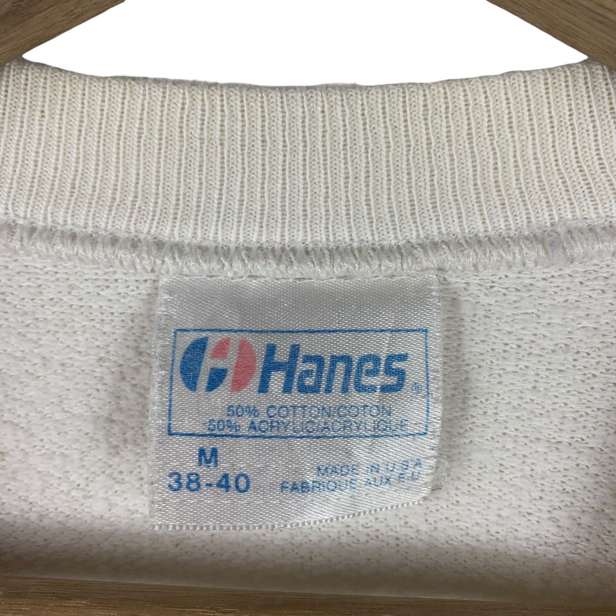 Habitat × Hanes × Vintage Vintage 90s HABITAT printed sweatshirt Size US M / EU 48-50 / 2 - 3 Thumbnail