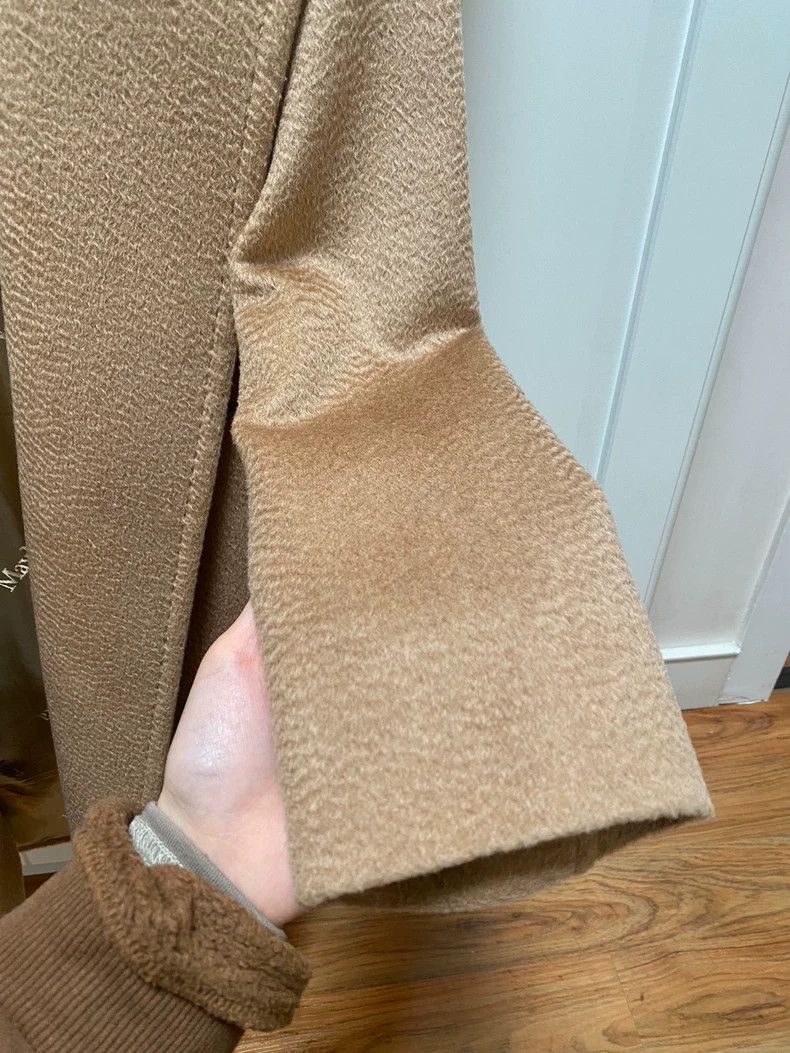 Max Mara Max Mara 100% Camel Hair Water Ripple Size S / US 4 / IT 40 - 7 Thumbnail