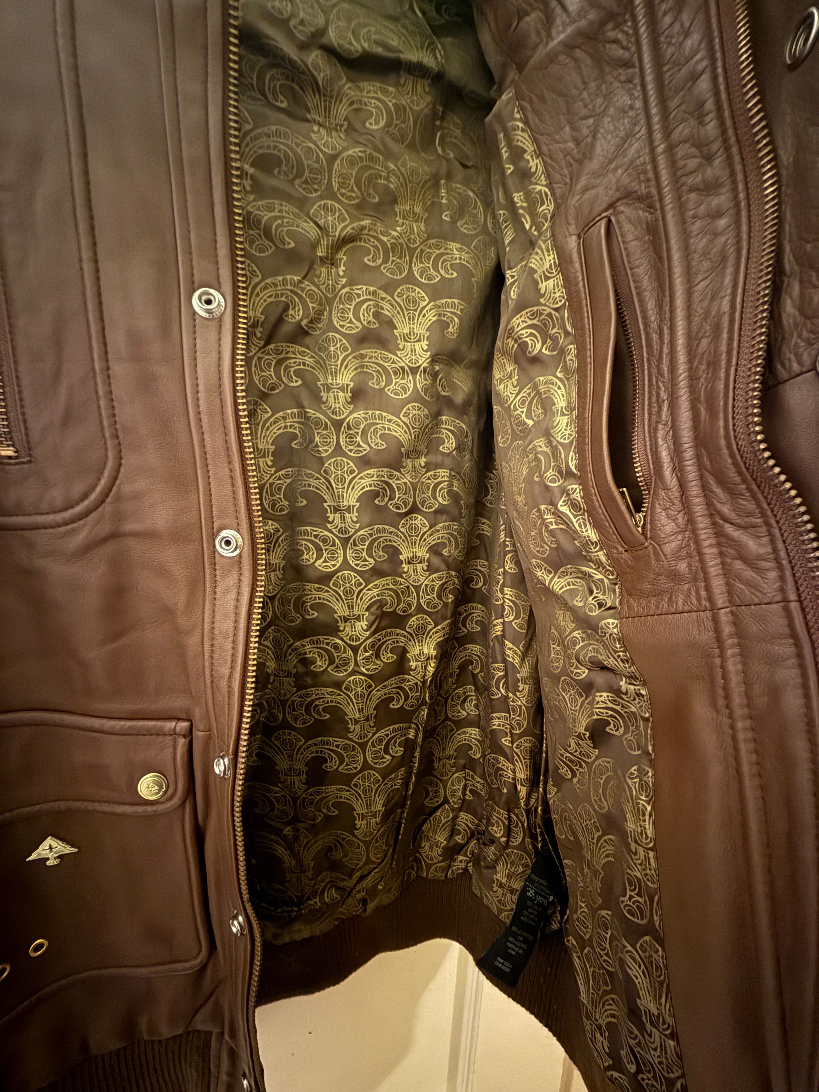 LRG Vintage LRG Lamb Of God Leather Jacket Size US M / EU 48-50 / 2 - 4 Thumbnail