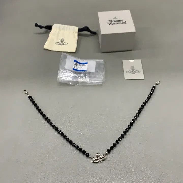 Vivienne Westwood Vivienne Westwood One Row Relief Choker Necklace Size ONE SIZE - 6 Thumbnail