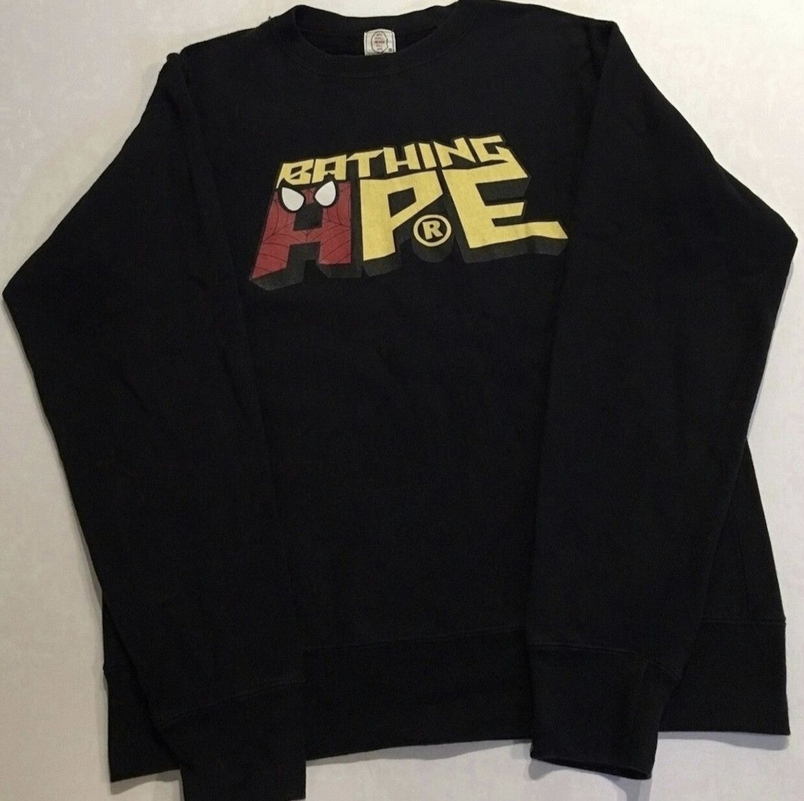 Bape Bape Spider Man crew neck pullover sweatshirt Size US M / EU 48-50 / 2 - 1 Thumbnail