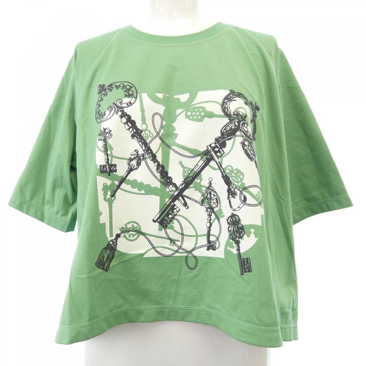 Hermes Hermes Hermès T-shirt Cotton T-shirt 36 Cotton T-Shirts DUTY FREE for USA Size ONE SIZE - 1 Thumbnail