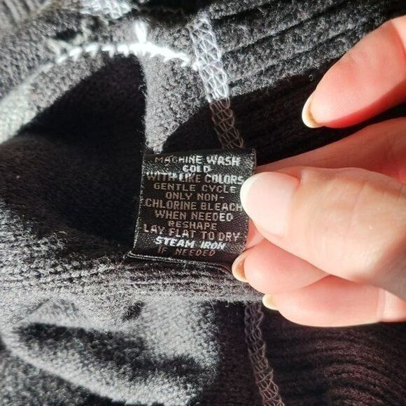 BKE BKE Argyle Grey Print Standard Fit 1/4 Zip LS Pullover Sz XL Size US XL / EU 56 / 4 - 11 Thumbnail