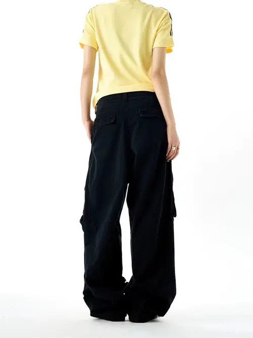 VIBE Retro High Street Hip Hop Loose Wide Leg Casual Pants Size US 31 - 3 Thumbnail