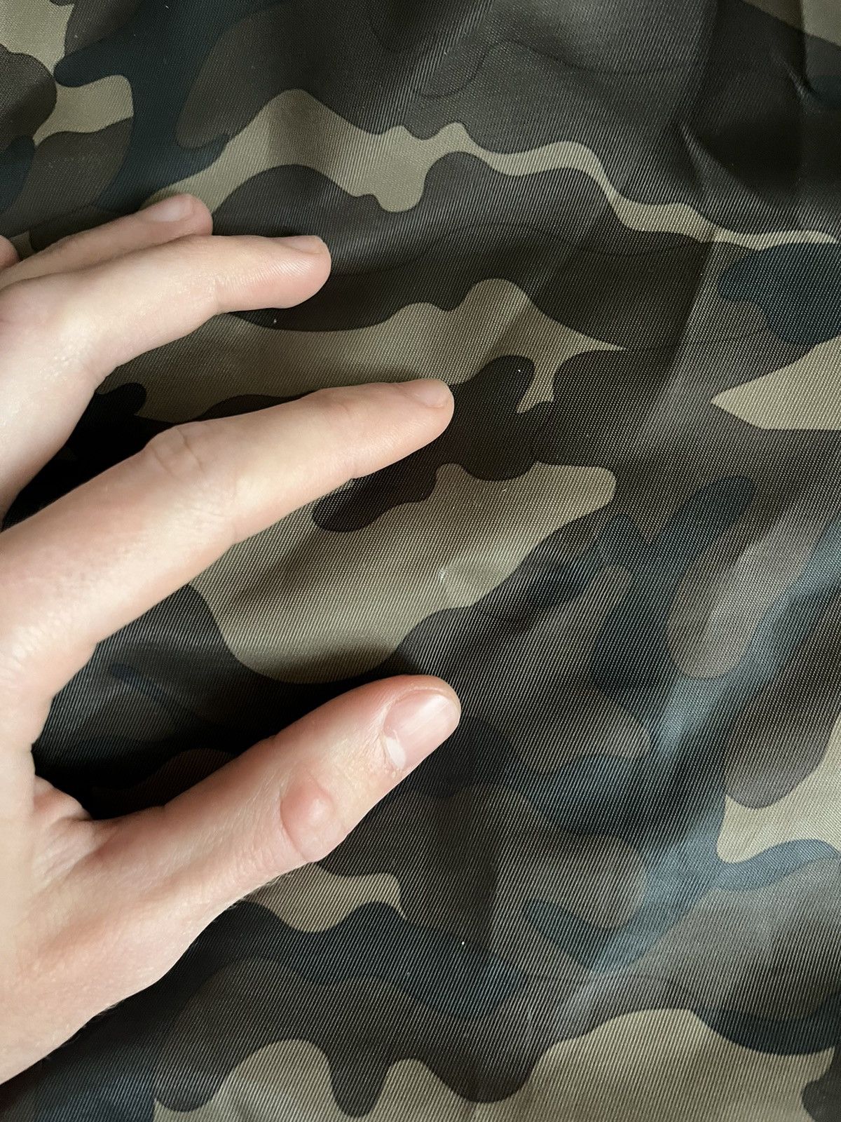 Schott × Vintage Vintage Schott ‘S’ Logo Camo Bomber Jacket NYC Size US XL / EU 56 / 4 - 15 Thumbnail