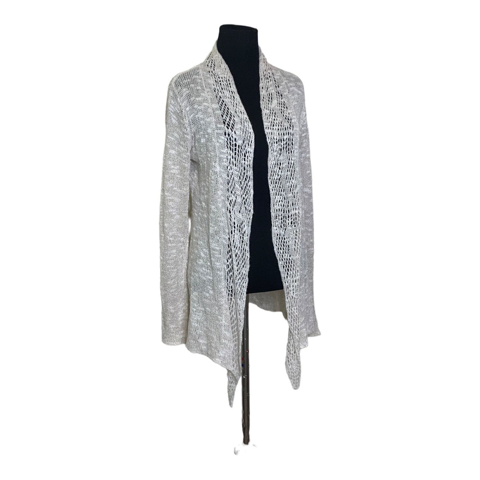 Eileen Fisher Eileen Fisher beige long sleeves open cardigan size Small Size S / US 4 / IT 40 - 8 Thumbnail