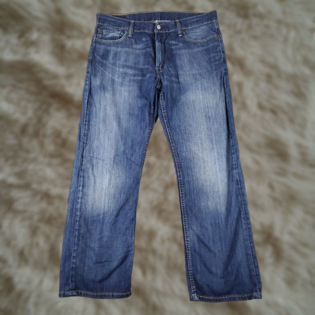 Levi's Levis Mens Straight Leg Jeans 36x30 Blue Casual Denim Pants Size US 36 / EU 52 - 1 Thumbnail