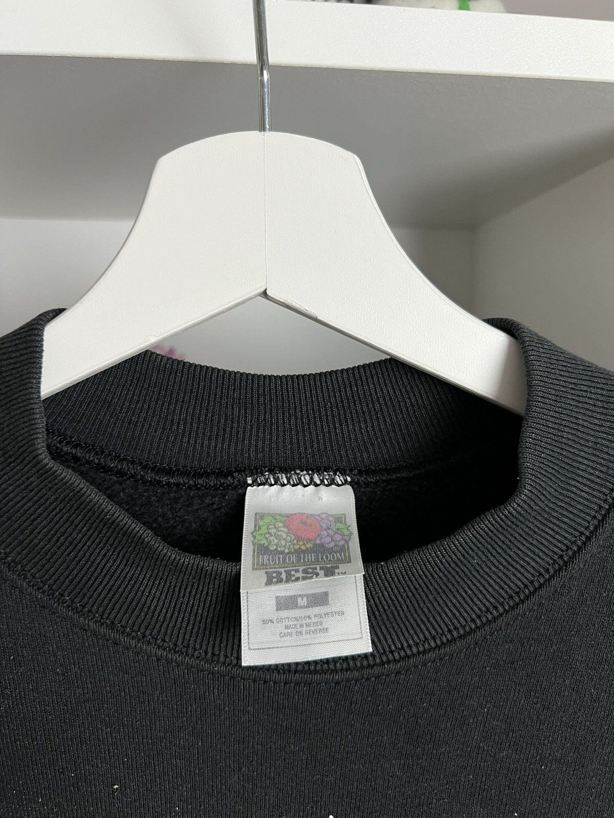 Fruit Of The Loom × Vintage Vintage 90s Lonely Wolf baggy sweatshirt M fotl usa baggy y2k Size US M / EU 48-50 / 2 - 4 Thumbnail