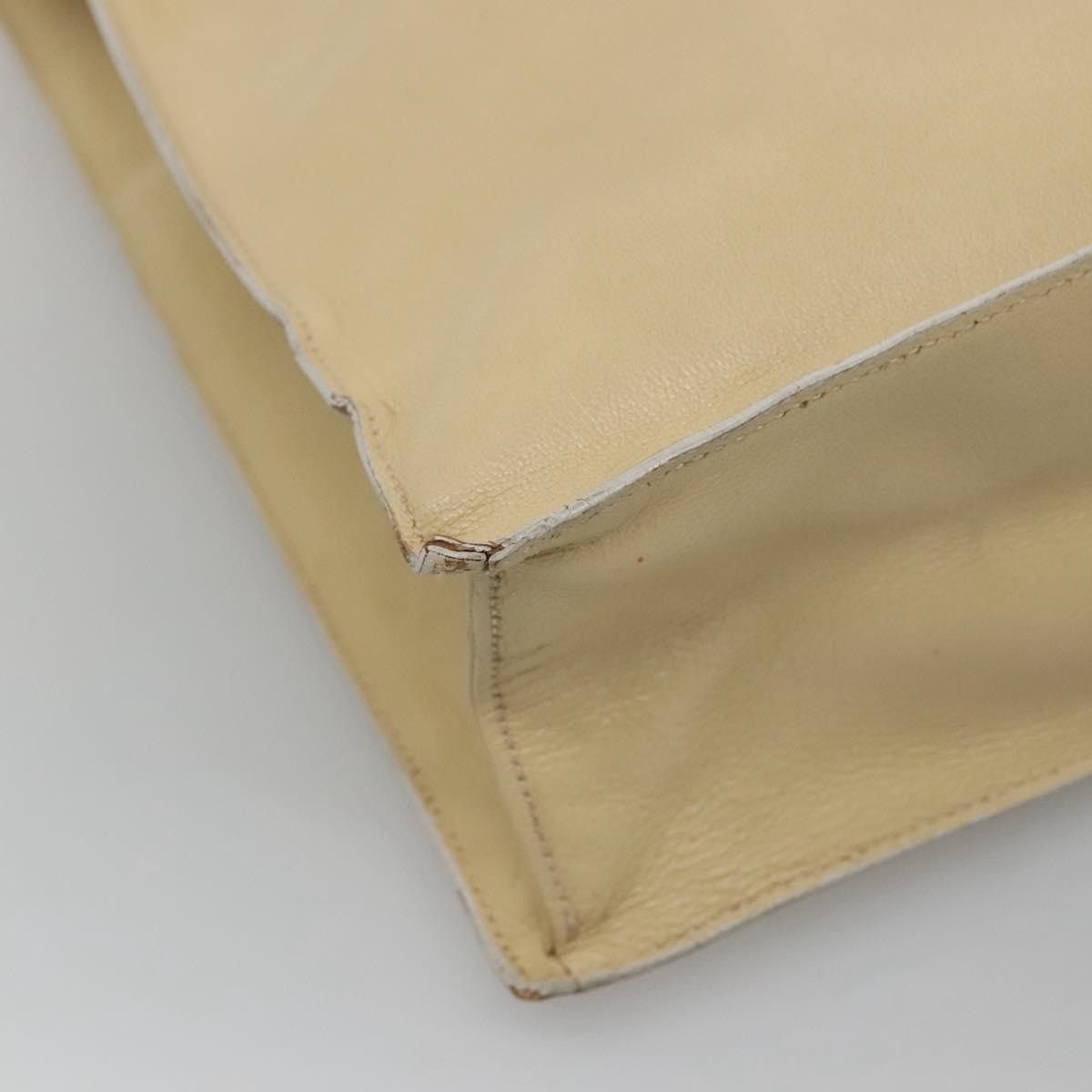 Gucci GUCCI Hand Bag Leather Beige Gold Size ONE SIZE - 16 Thumbnail