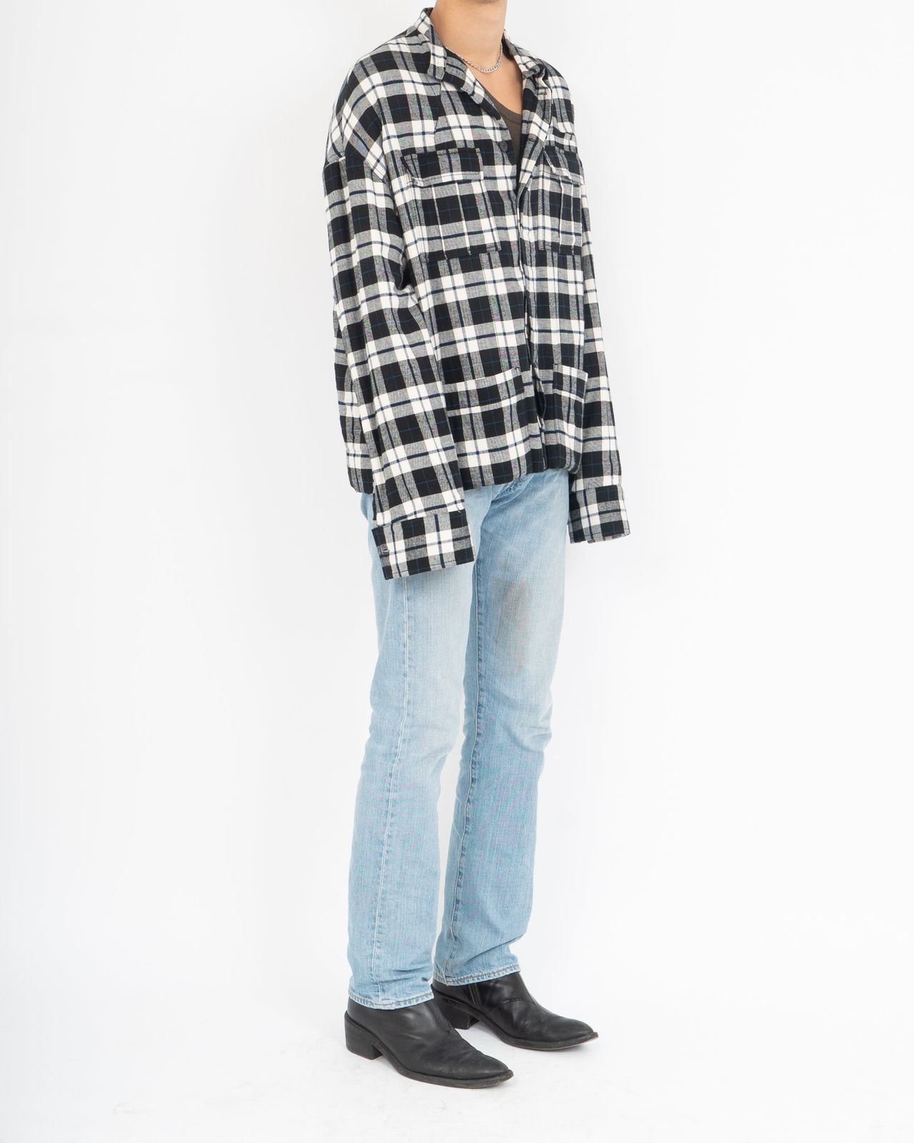 Haider Ackermann Haider Ackermann Plaid Flannel Shirt Jacket Size US L / EU 52-54 / 3 - 10 Thumbnail