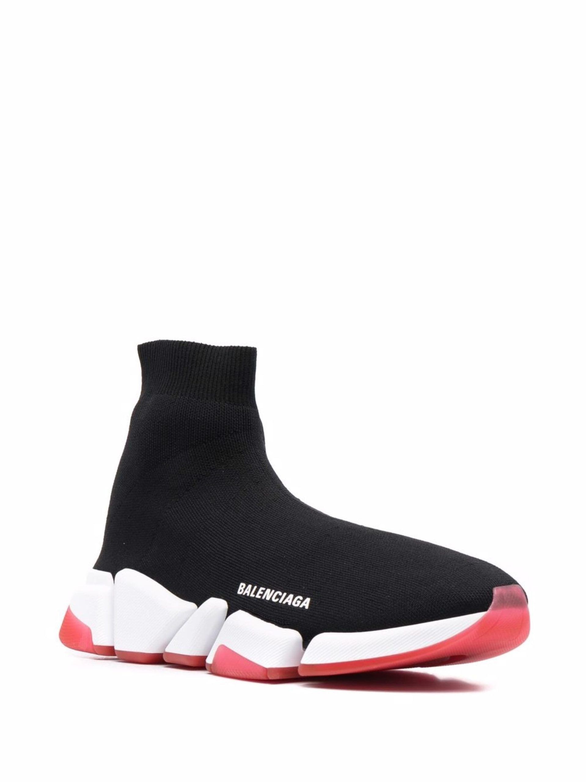 Balenciaga o1bcso1str1024 Speed 2.0 Recycled Knit Sneakers Transparent Size US 7 / IT 37 - 2 Thumbnail