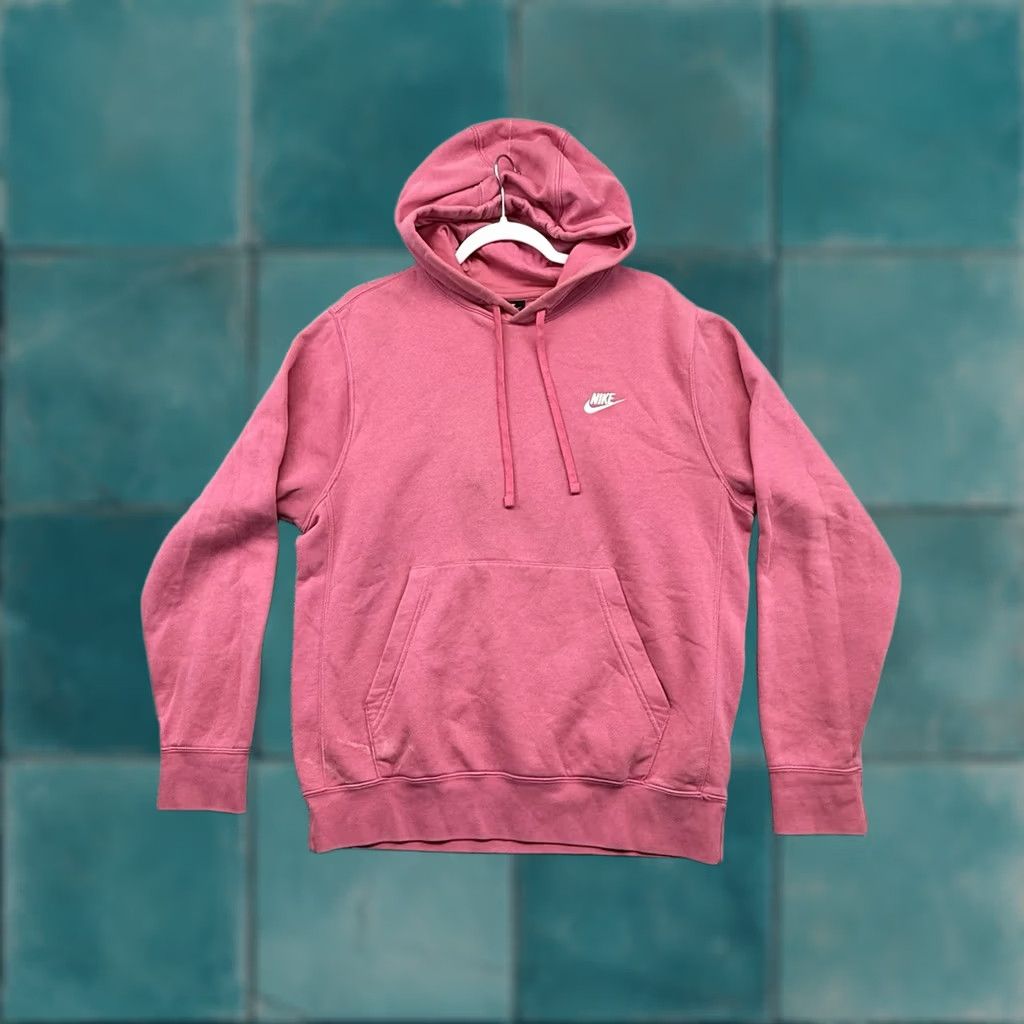 Nike Nike Swoosh Pullover Hoodie Mens Hoodie M Pink Sportswear Nike Sportswear Modern Streetwear Size US M / EU 48-50 / 2 - 1 Thumbnail