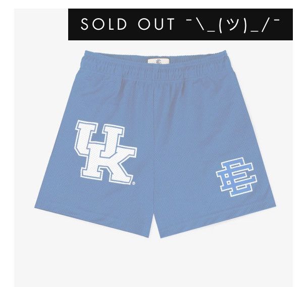 Eric Emanuel × NCAA Eric Emanuel Kentucky Basic Shorts Large Size US 34 / EU 50 - 2 Thumbnail