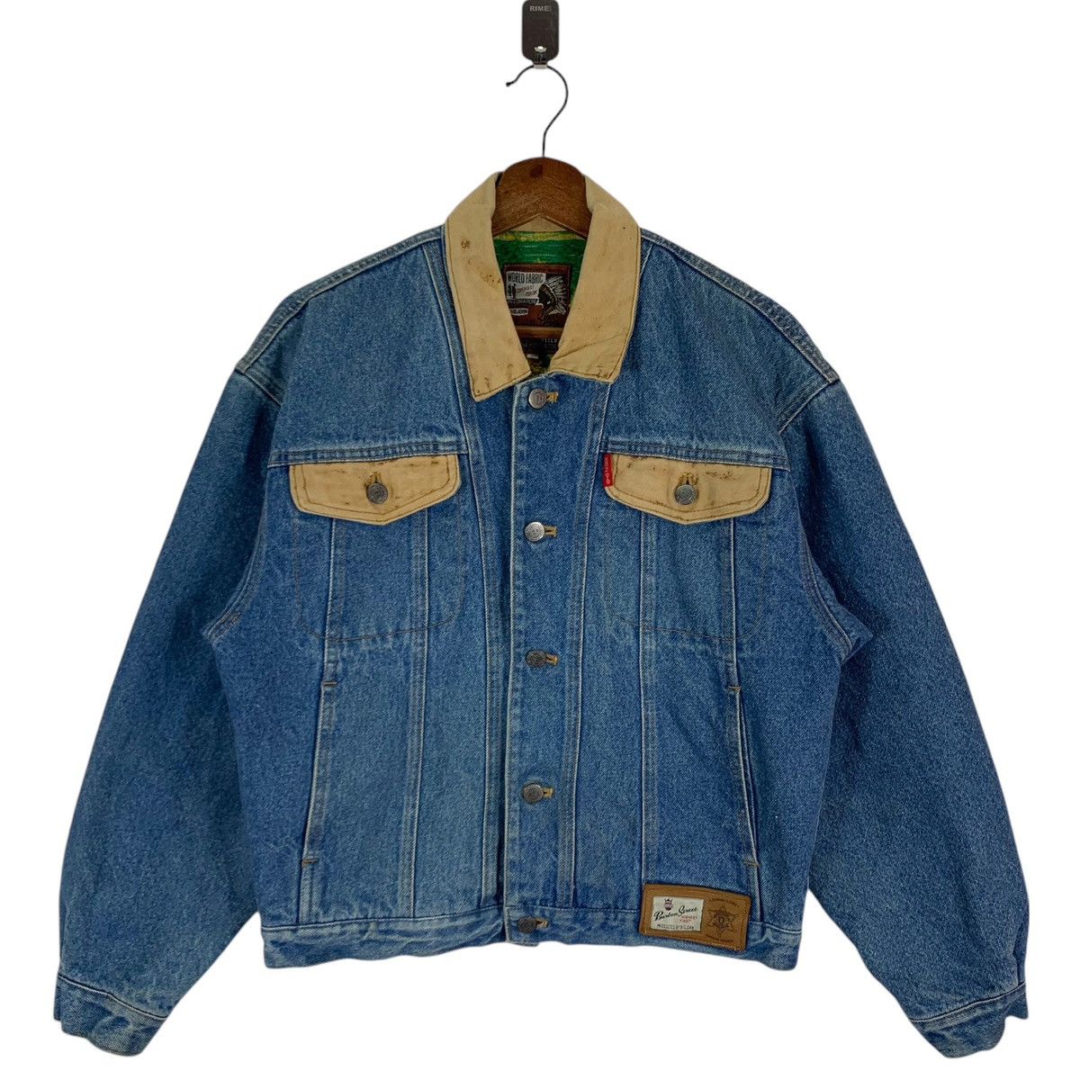 Big John × Vintage VINTAGE BIG JOHN DENIM TRUCKER JACKET Size US M / EU 48-50 / 2 - 2 Thumbnail