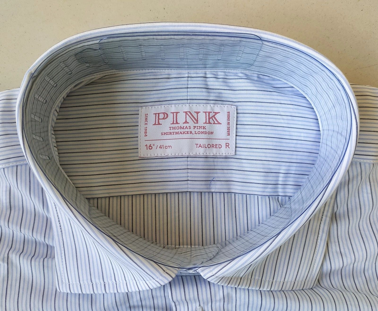 Thomas Pink Thomas Pink Journey Regent Stripe Shirt Free Shipping T/17 Size US M / EU 48-50 / 2 - 5 Thumbnail