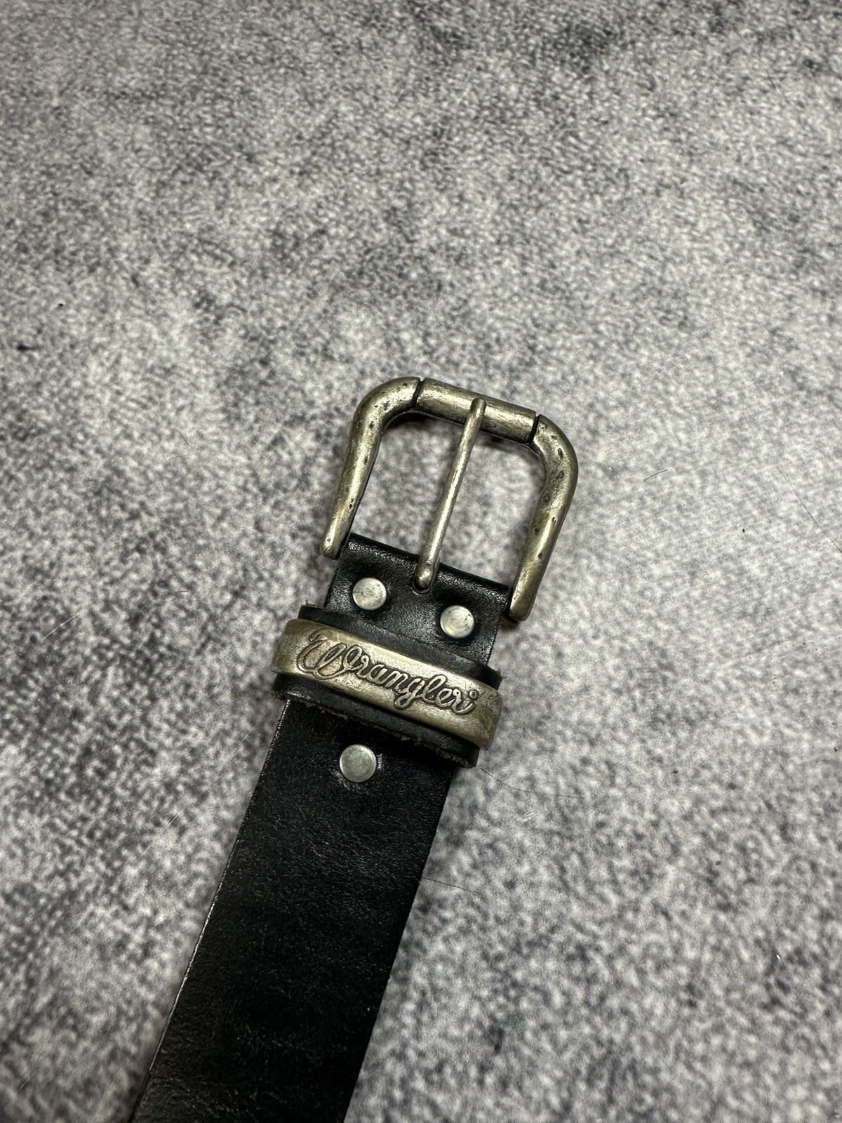 Wrangler Vintage Wrangler Leather Belts Handmade Streetwear USA Style Size ONE SIZE - 2 Thumbnail