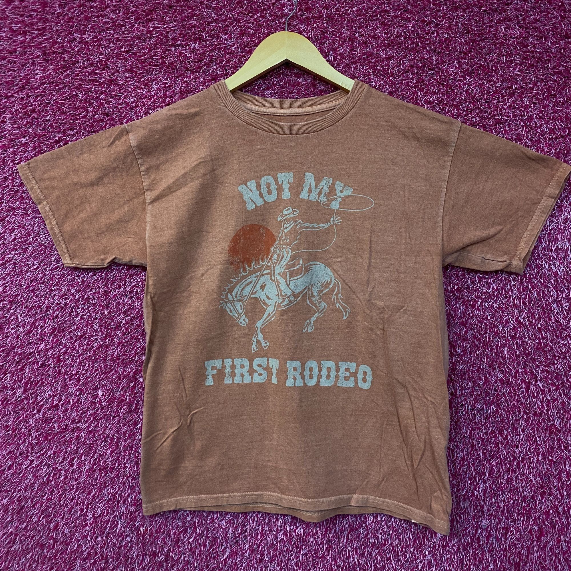 Other Not My First Rodeo Cowboy Vintage Style Graphic T-Shirt XL Size US XL / EU 56 / 4 - 1 Thumbnail