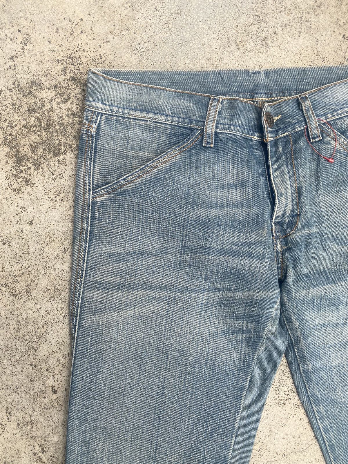 Designer × Diesel × If Six Was Nine Flare Jeans Diesel Faded Low Rise Bootcut Size US 30 / EU 46 - 8 Thumbnail