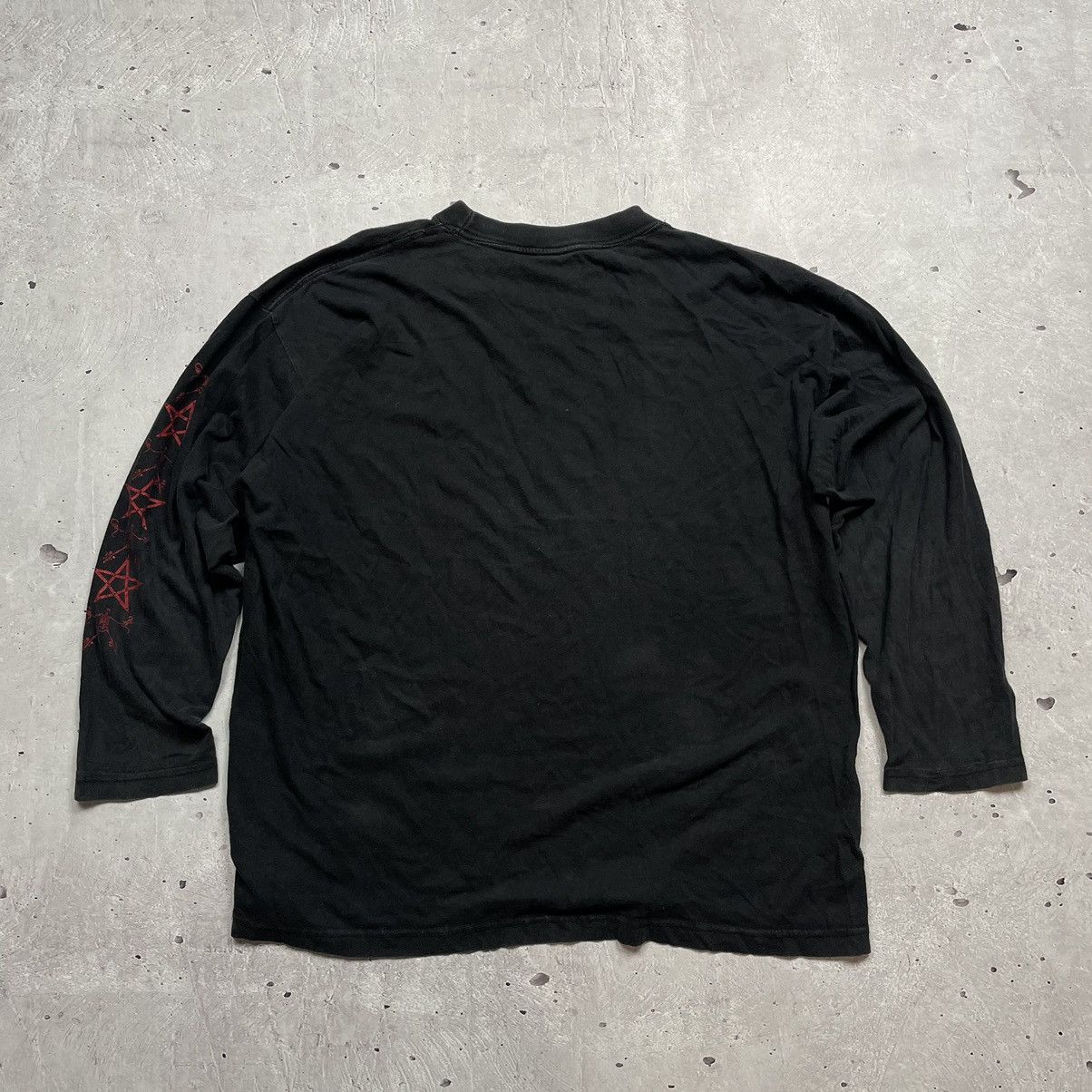 Band Tees × Vintage Vintage 90s Y2K Alchemy Gothic Skeleton Long Sleeve Tee Size US XL / EU 56 / 4 - 7 Thumbnail