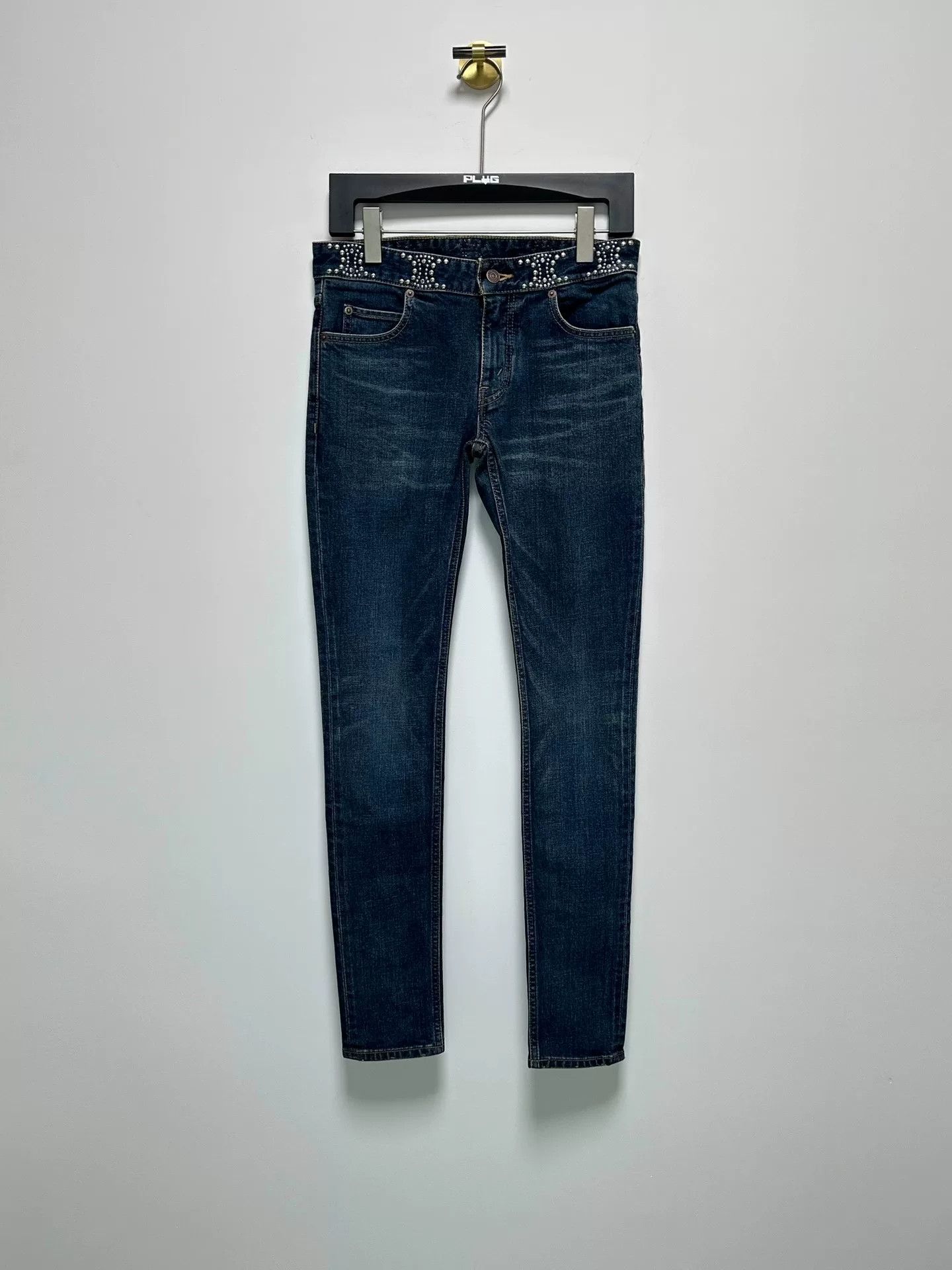 Celine Celine Rivet Triomphe Mid-Rise Jeans Size 26" / US 2 / IT 38 - 1 Thumbnail